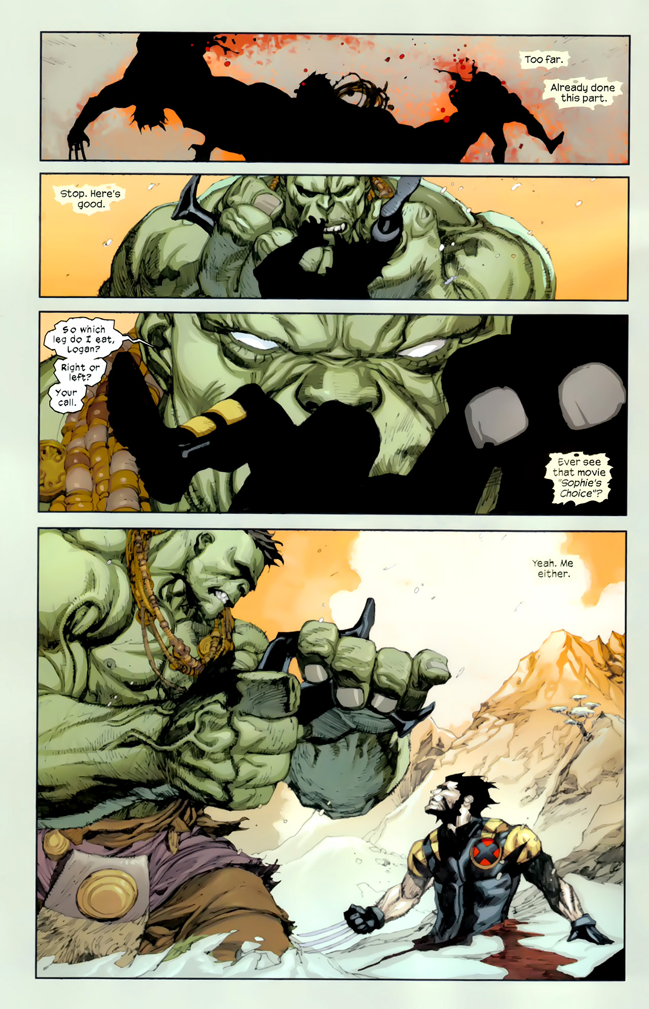 Read online Ultimate Wolverine vs. Hulk comic -  Issue #3 - 6