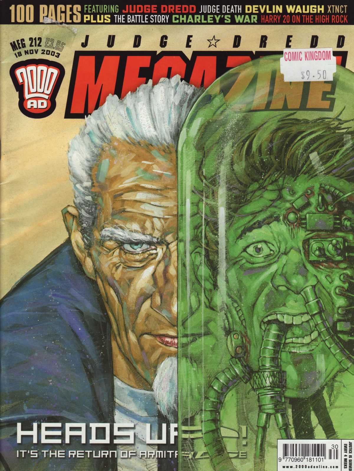 Read online Judge Dredd Megazine (Vol. 5) comic -  Issue #212 - 1