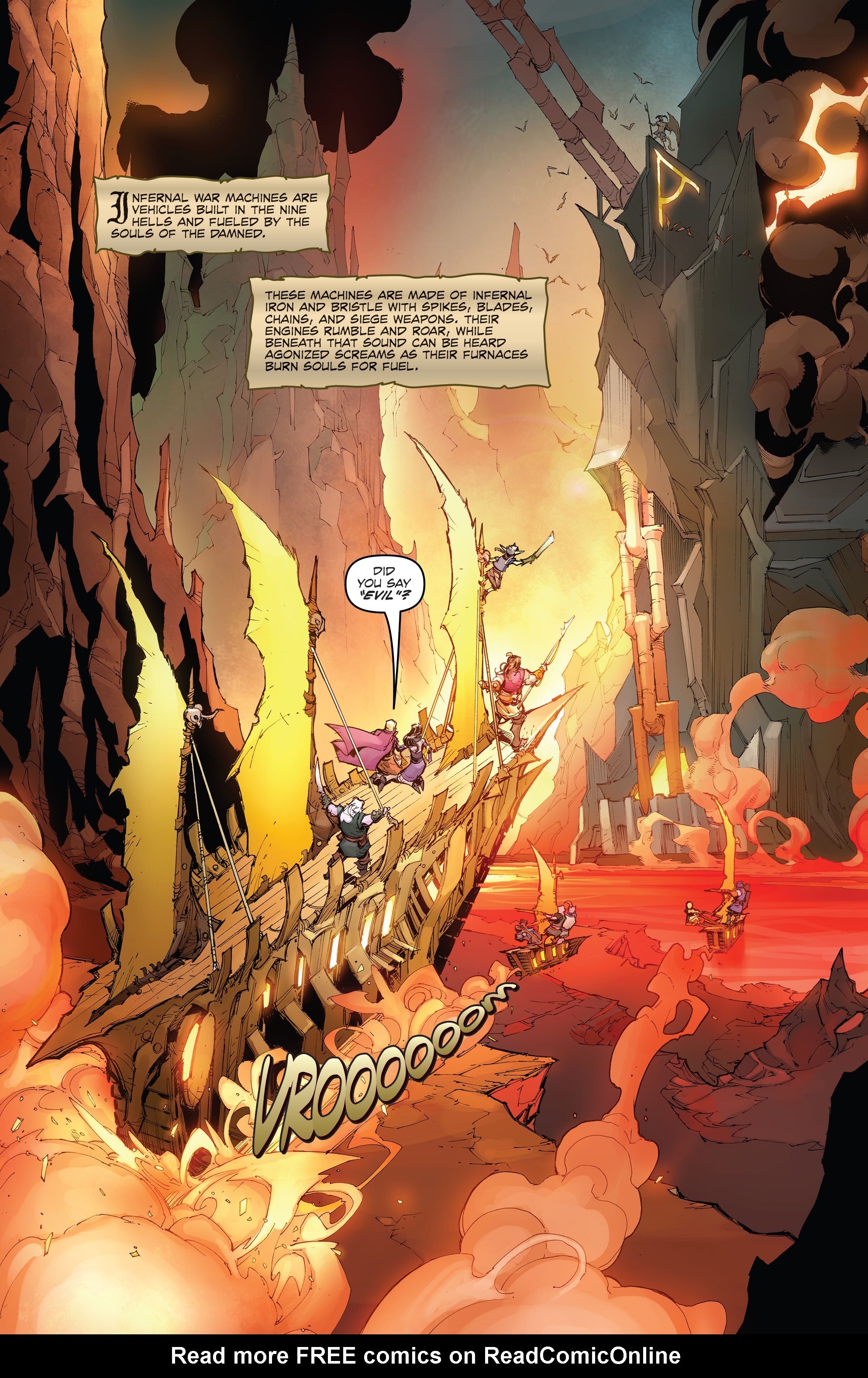 Read online Dungeons & Dragons: Infernal Tides comic -  Issue #5 - 4