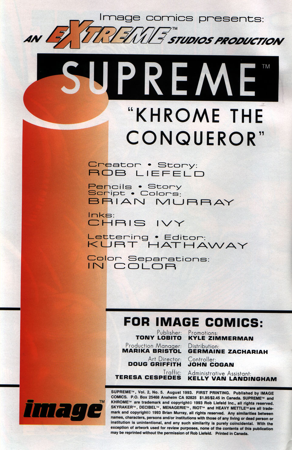 Read online Supreme (1992) comic -  Issue #5 - 2
