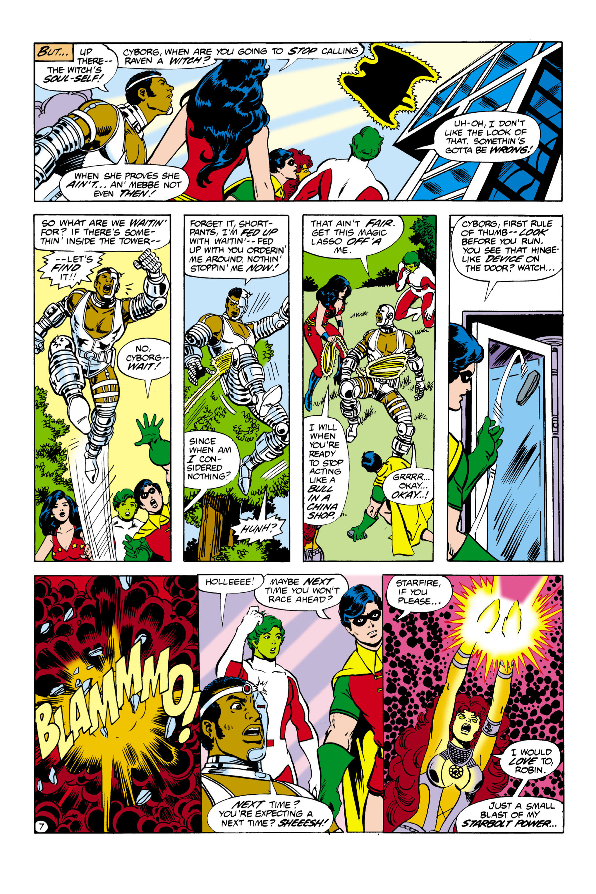 Read online The New Teen Titans (1980) comic -  Issue #7 - 8