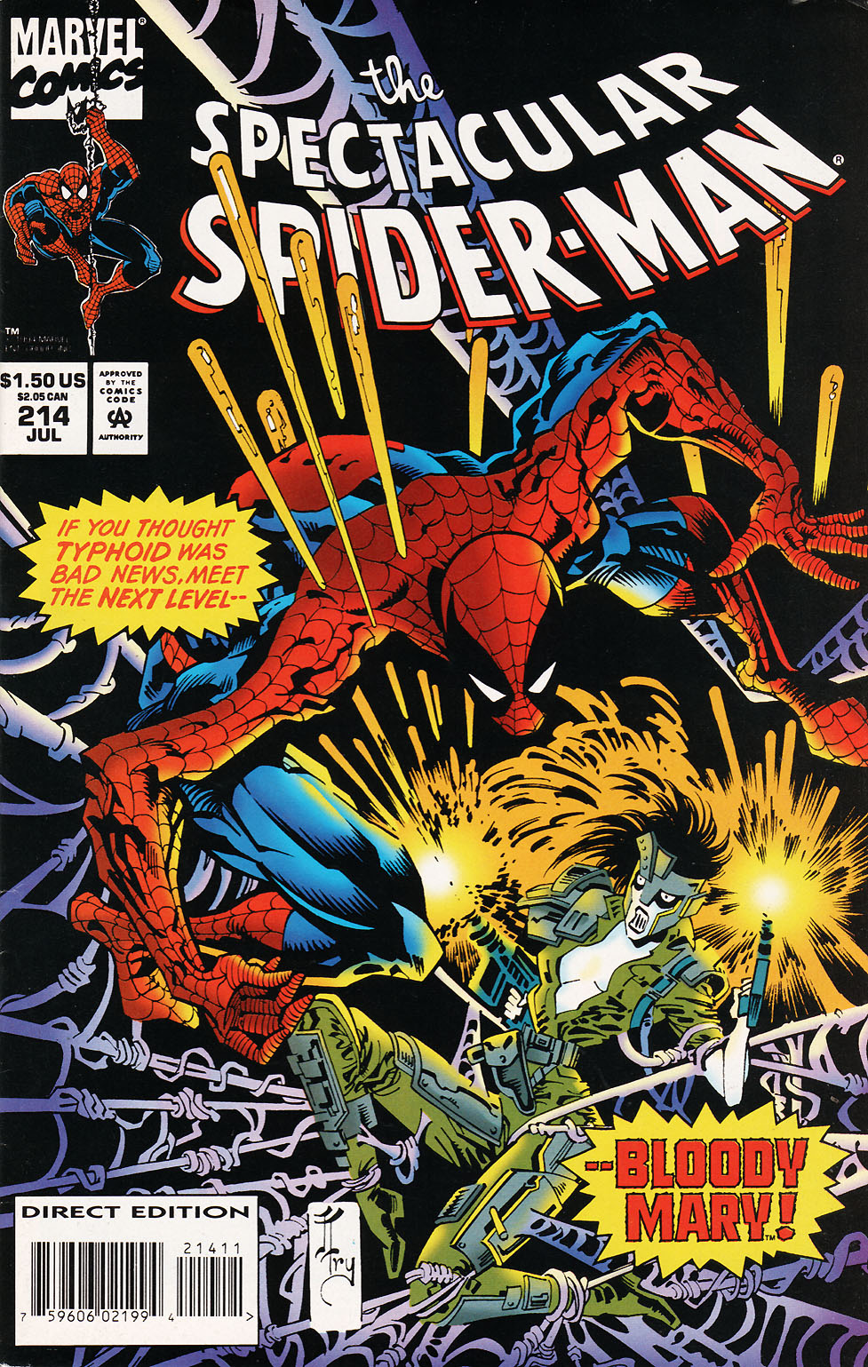 Read online The Spectacular Spider-Man (1976) comic -  Issue #214 - 1