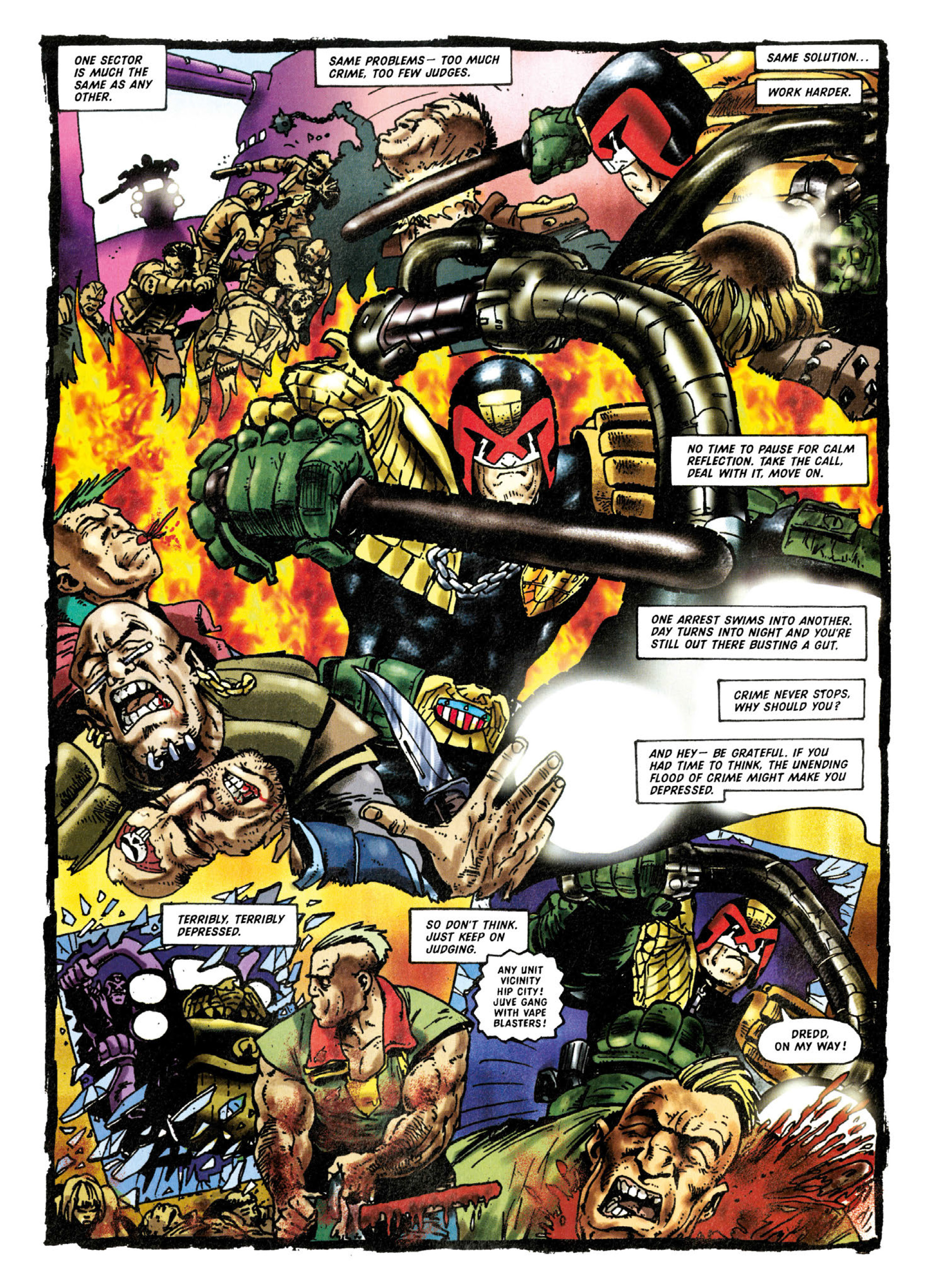 Read online Judge Dredd: The Complete Case Files comic -  Issue # TPB 28 - 131
