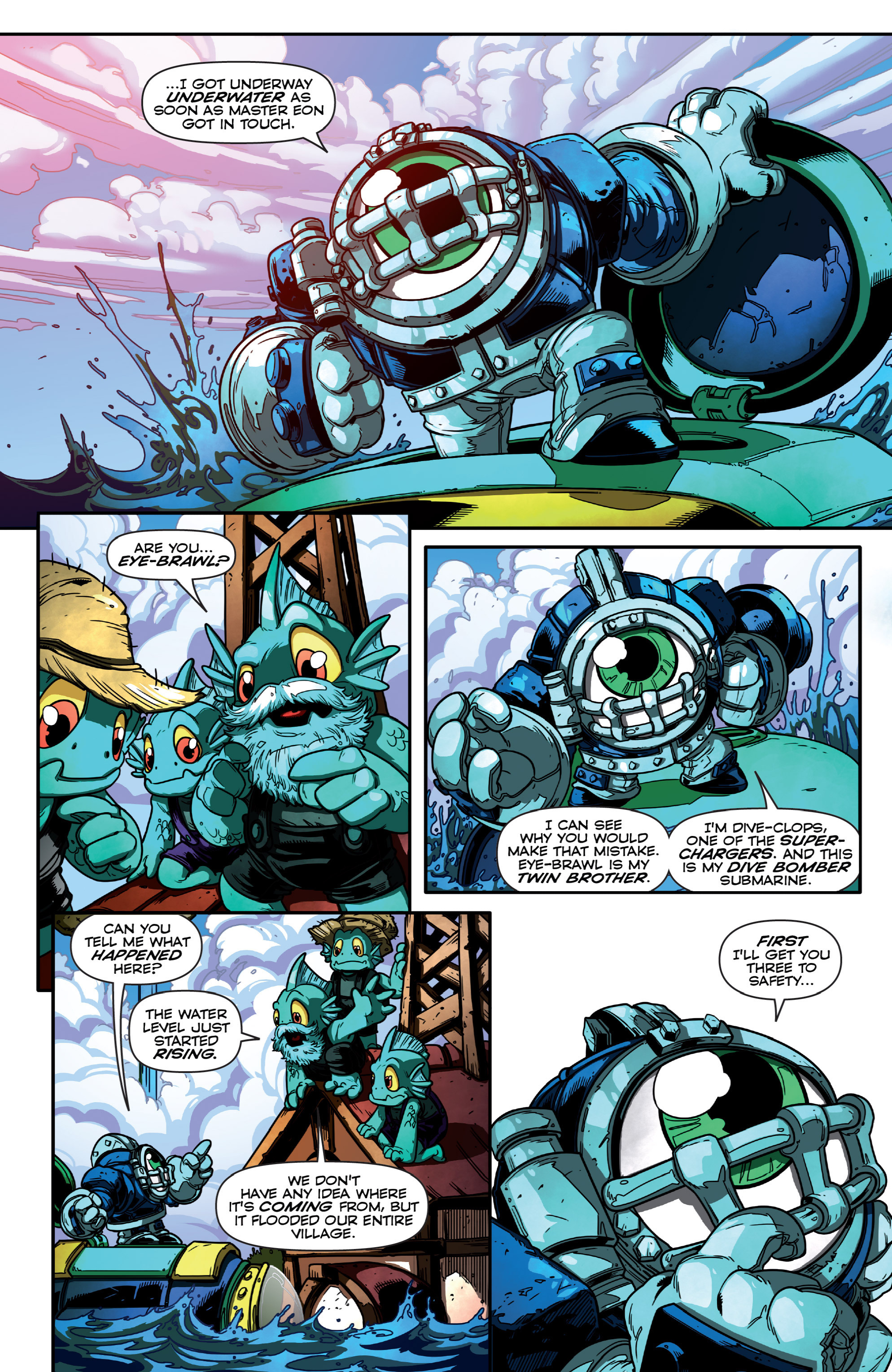 Read online Skylanders Superchargers comic -  Issue #5 - 7