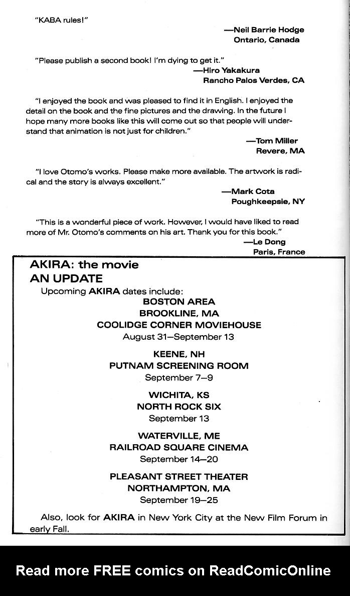 Akira issue 23 - Page 62
