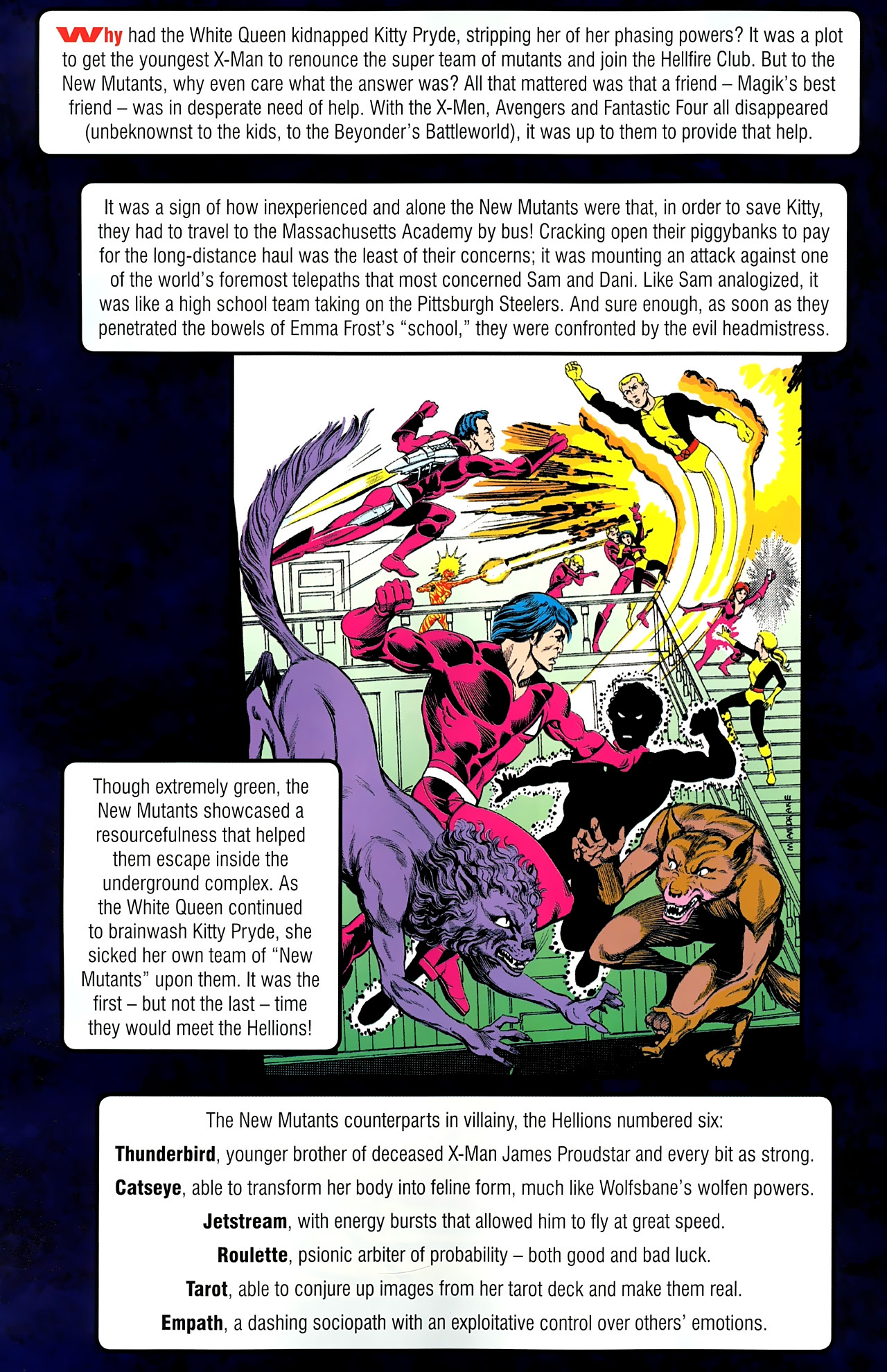 Read online New Mutants Saga comic -  Issue # Full - 12
