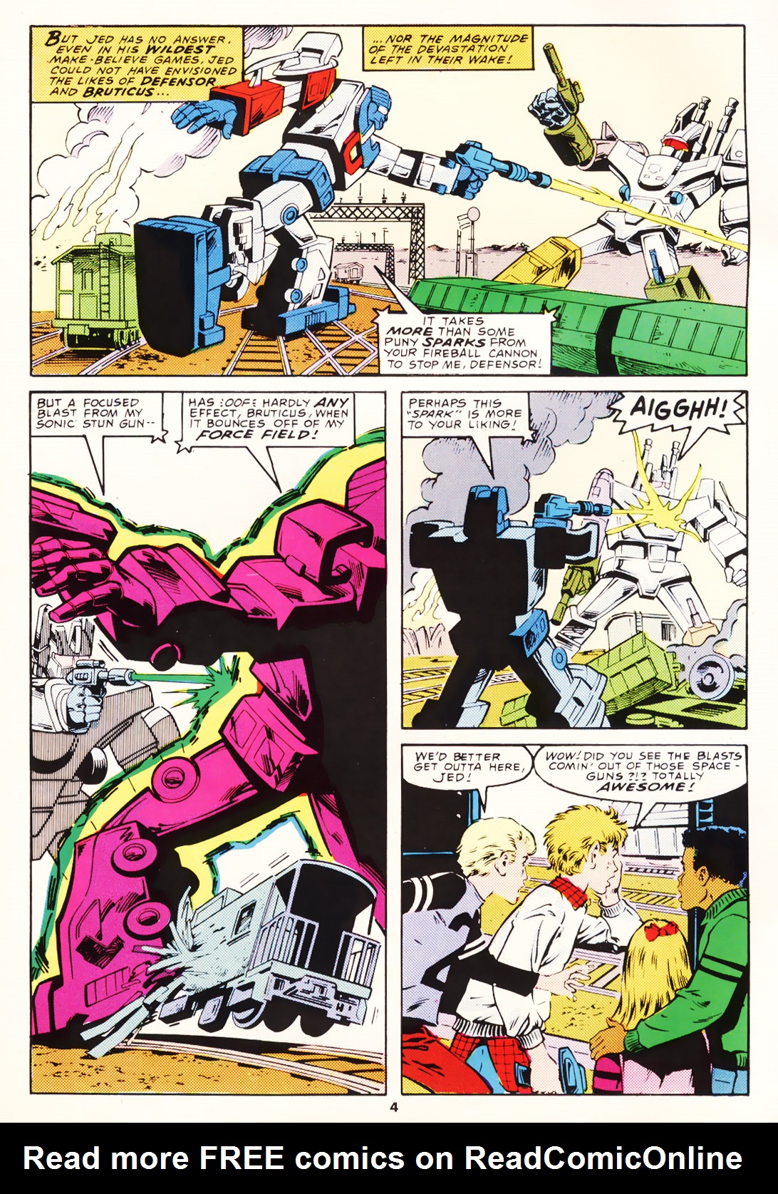 Read online The Transformers (UK) comic -  Issue #142 - 4