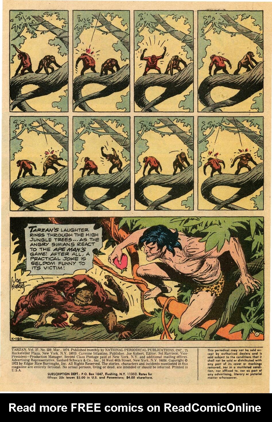 Read online Tarzan (1972) comic -  Issue #229 - 3