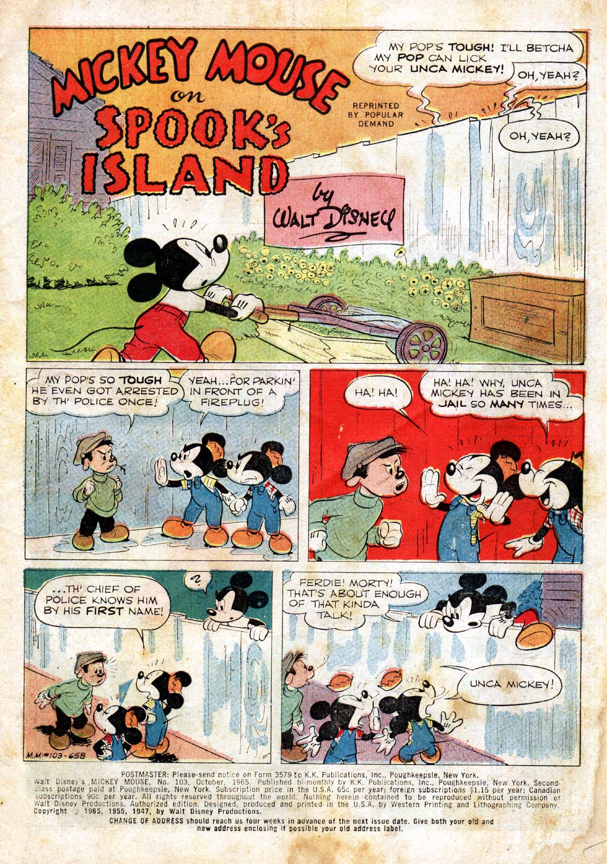 Read online Walt Disney's Mickey Mouse comic -  Issue #103 - 3