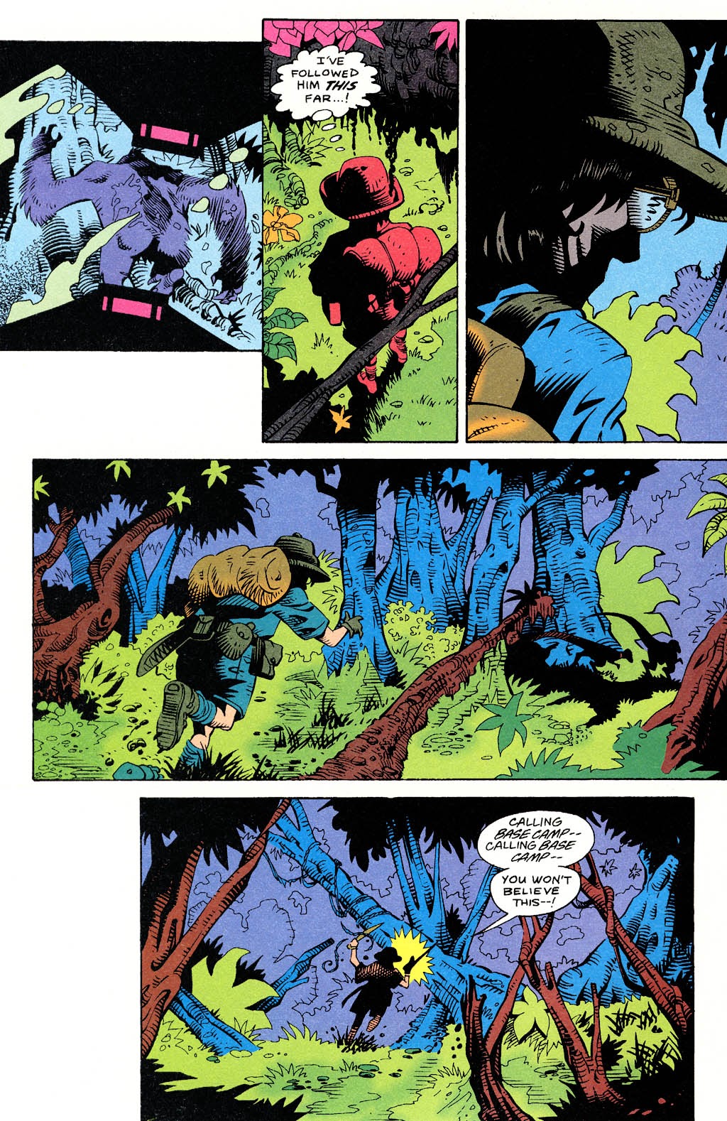 Read online Jurassic Park: Raptors Hijack comic -  Issue #1 - 10