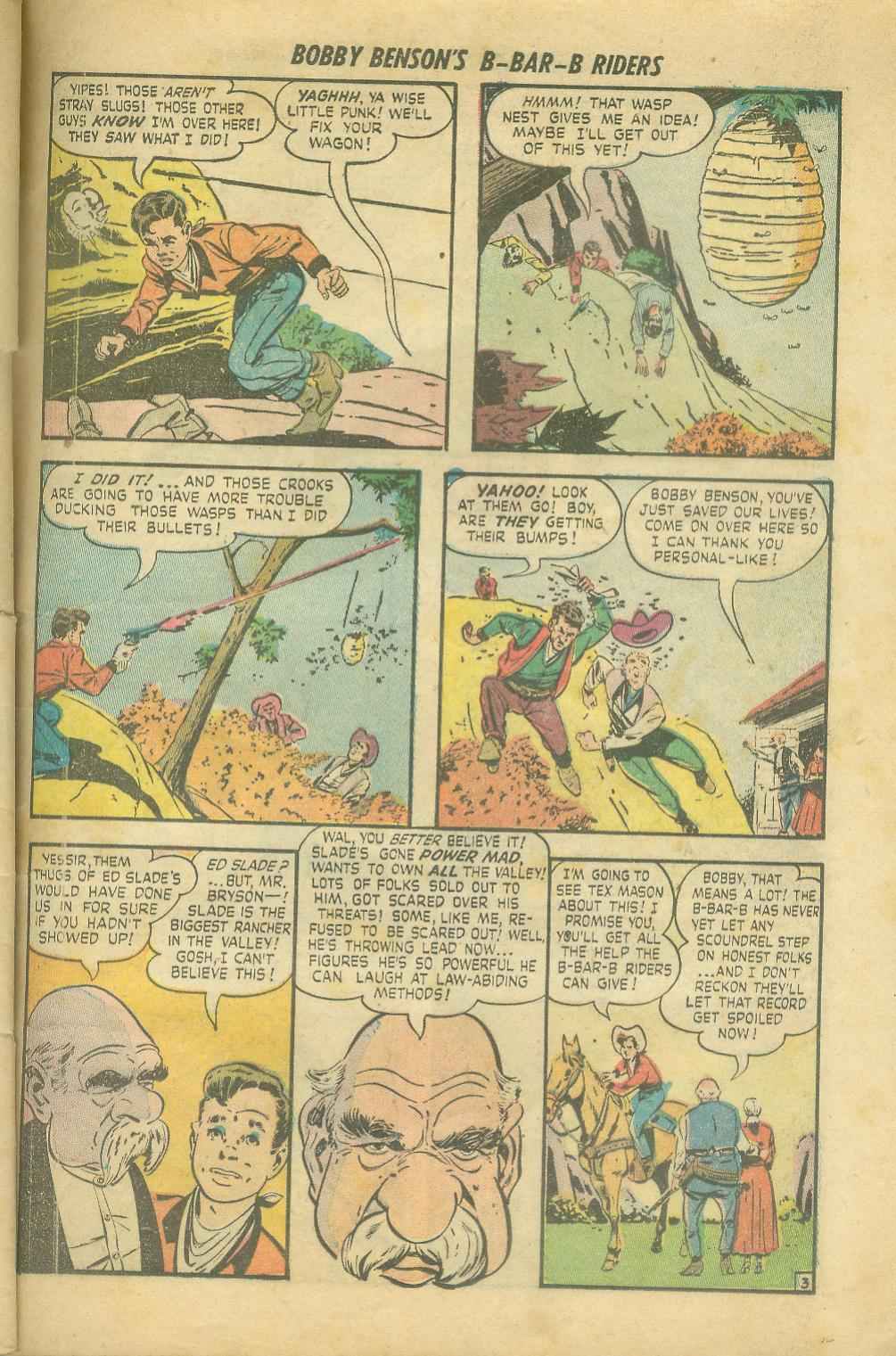 Read online Bobby Benson's B-Bar-B Riders comic -  Issue #8 - 29