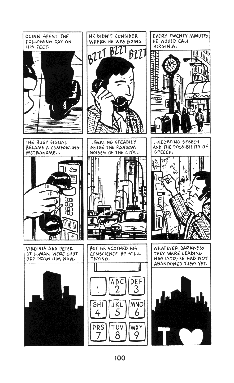Read online Neon Lit: Paul Auster's City of Glass comic -  Issue # TPB (Part 2) - 6