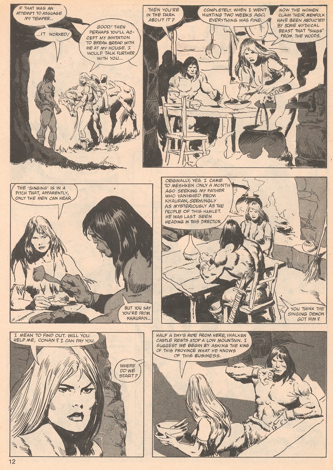 Read online The Savage Sword Of Conan comic -  Issue #70 - 12