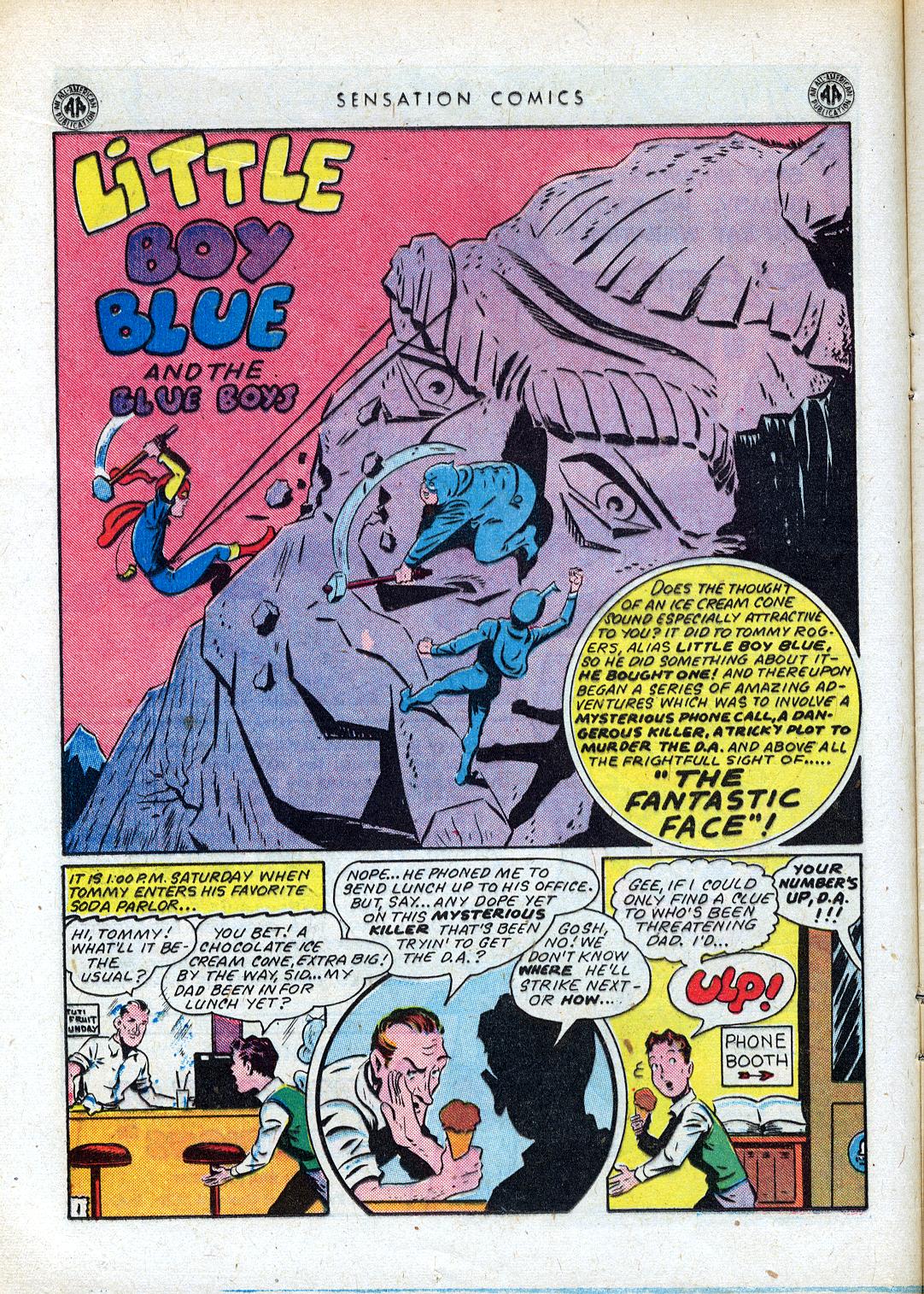 Read online Sensation (Mystery) Comics comic -  Issue #41 - 18
