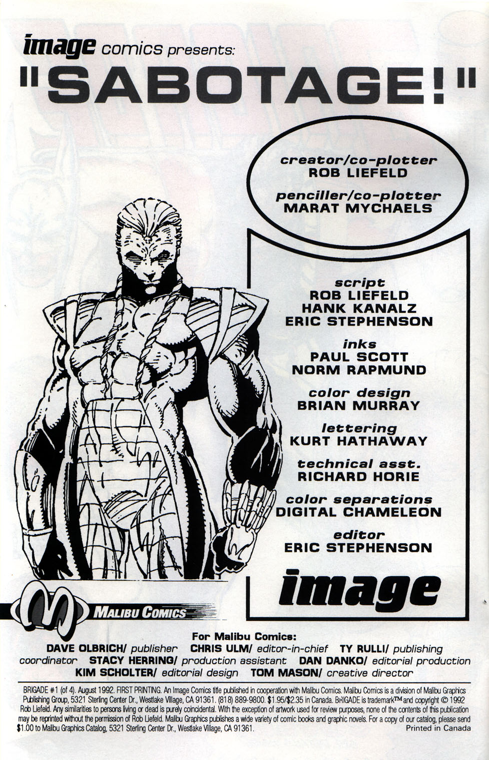 Read online Brigade (1992) comic -  Issue #1 - 2