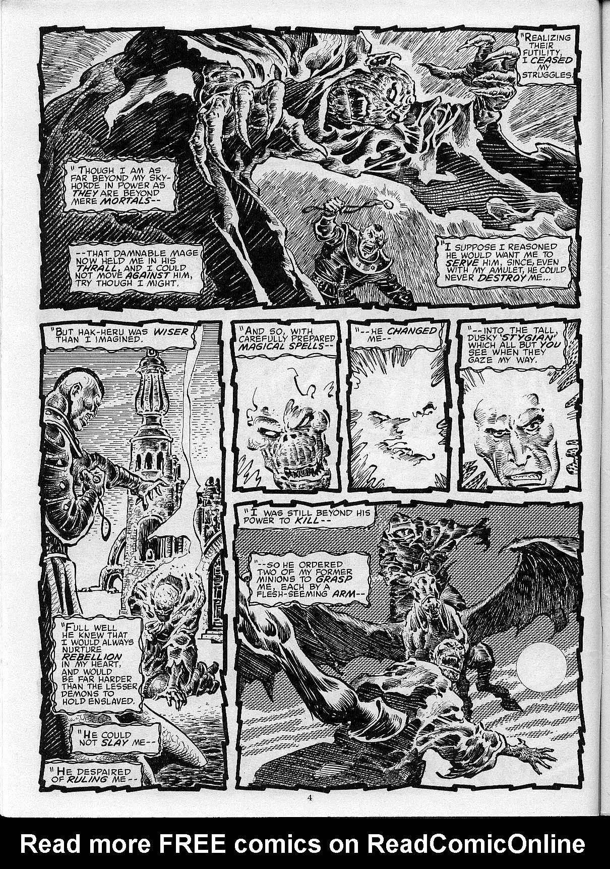 Read online The Savage Sword Of Conan comic -  Issue #203 - 6
