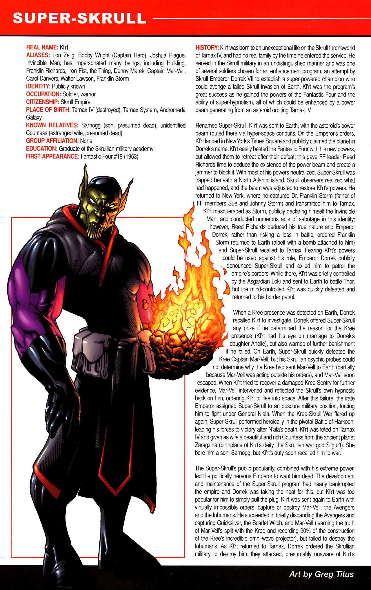 Read online All-New Official Handbook of the Marvel Universe A to Z comic -  Issue #11 - 18