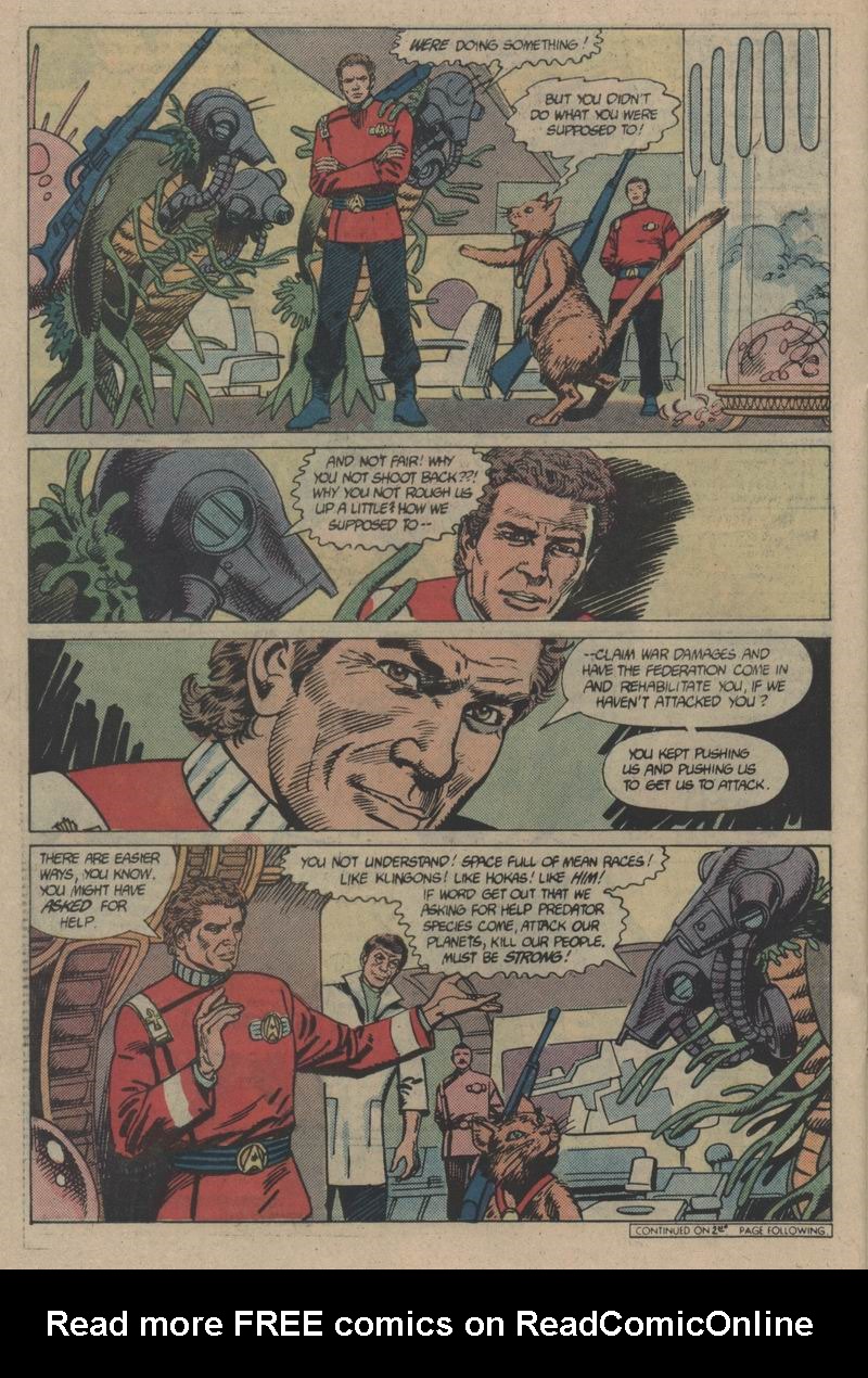 Read online Star Trek (1984) comic -  Issue #25 - 17