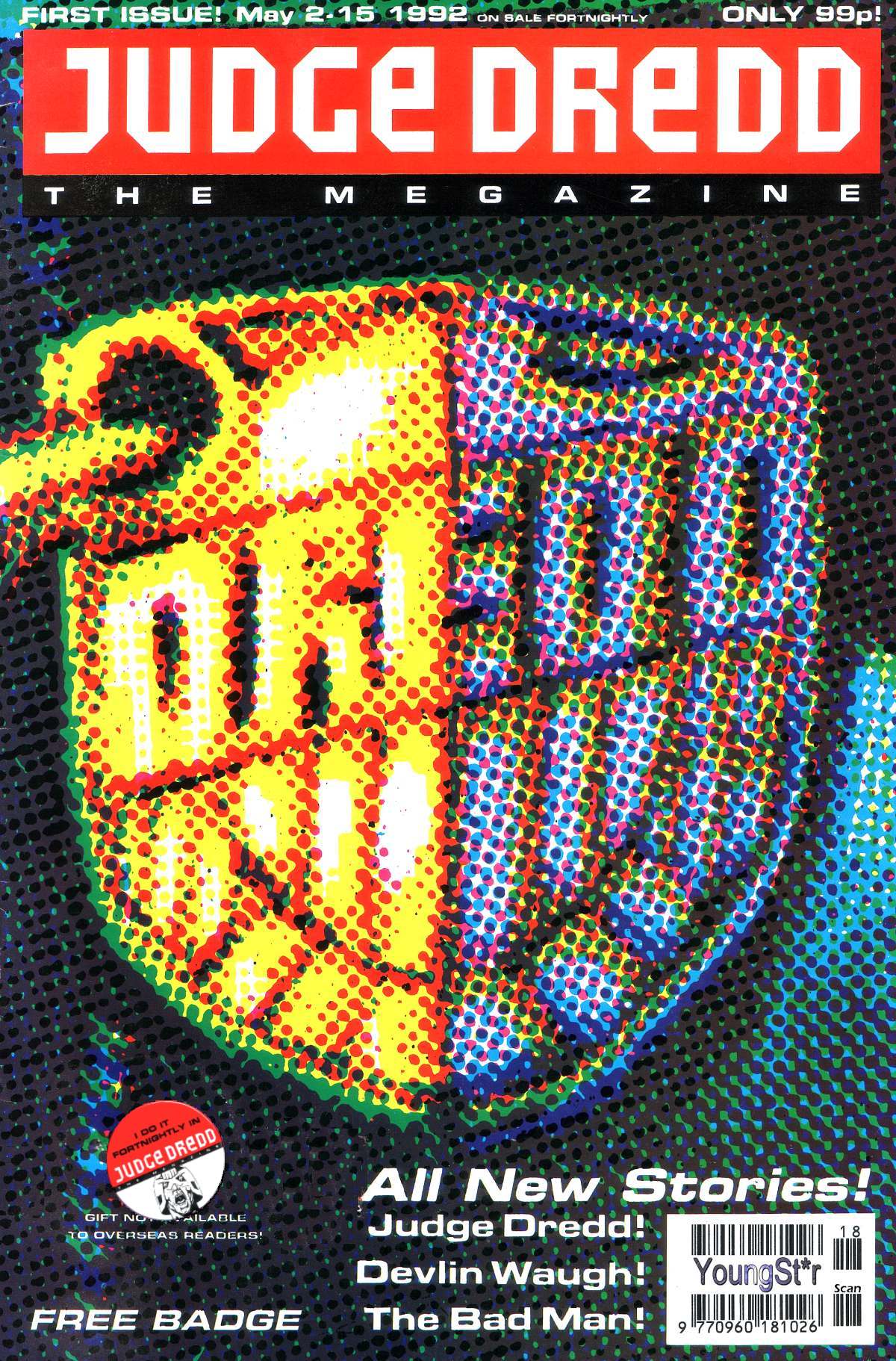 Read online Judge Dredd: The Megazine (vol. 2) comic -  Issue #1 - 1