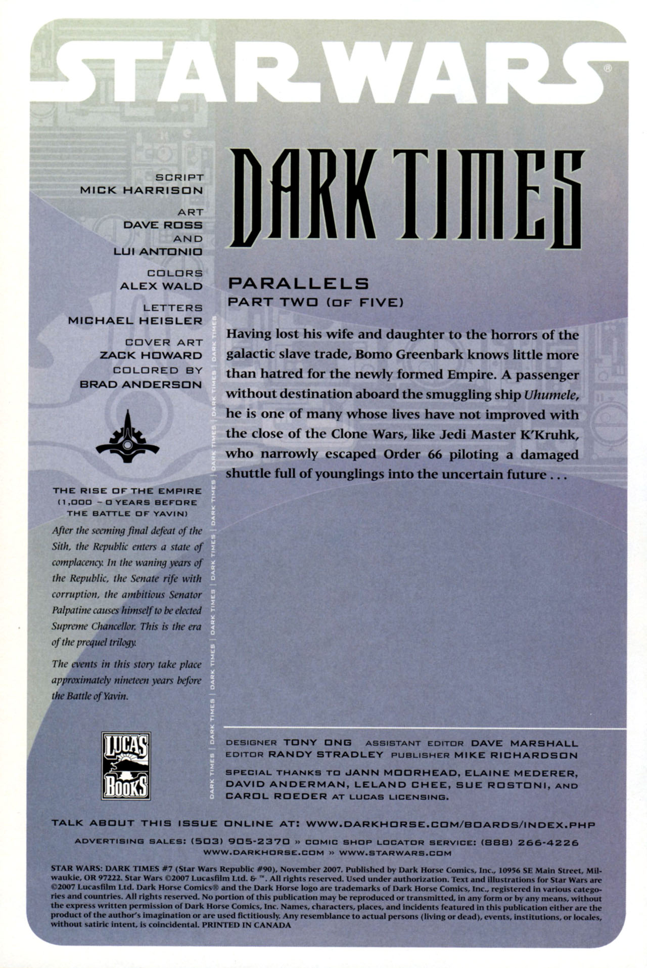 Read online Star Wars: Dark Times comic -  Issue #7 - Parallels, Part 2 - 2