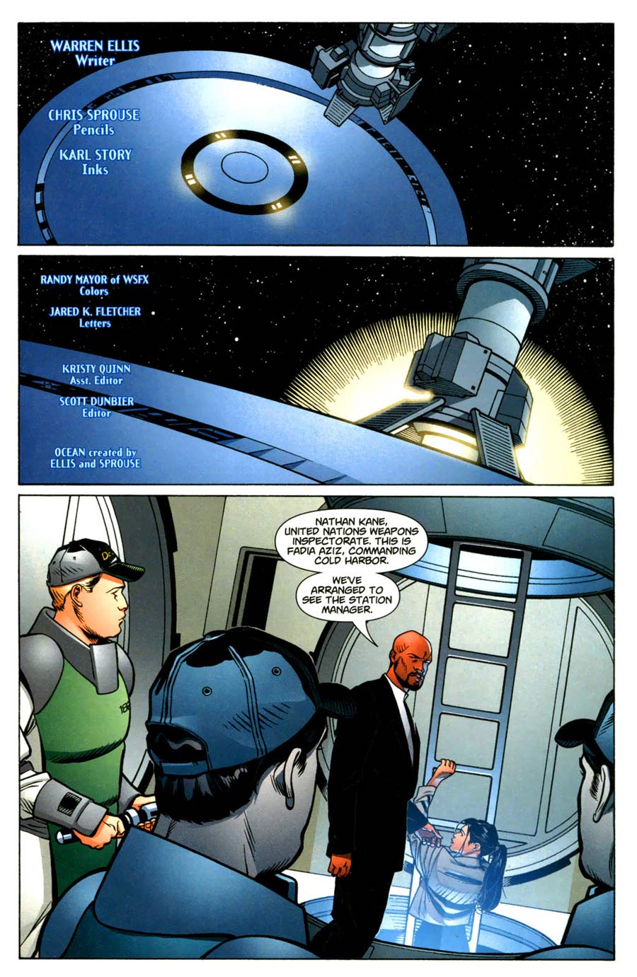 Read online Ocean comic -  Issue #3 - 2