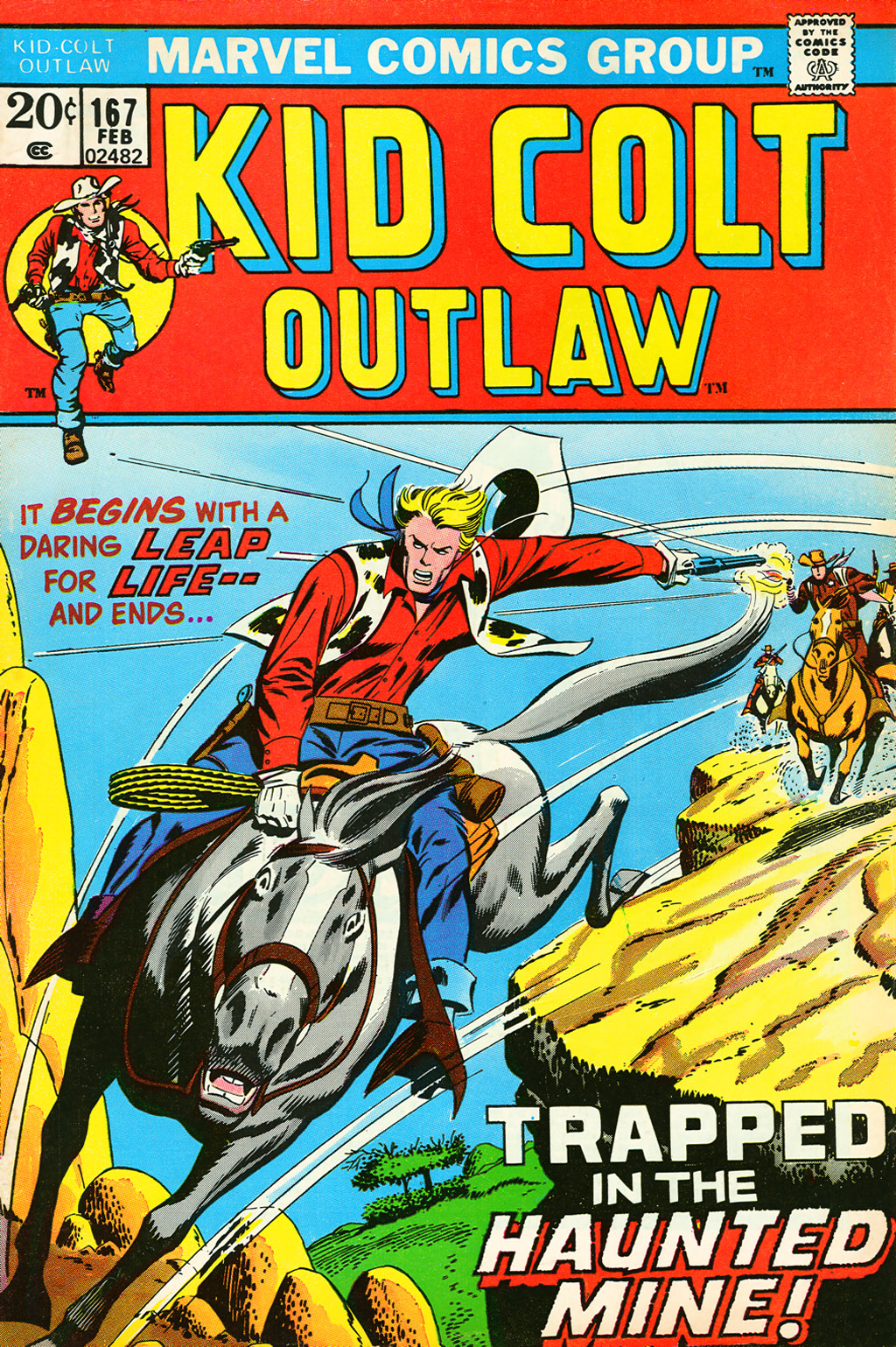 Read online Kid Colt Outlaw comic -  Issue #167 - 1