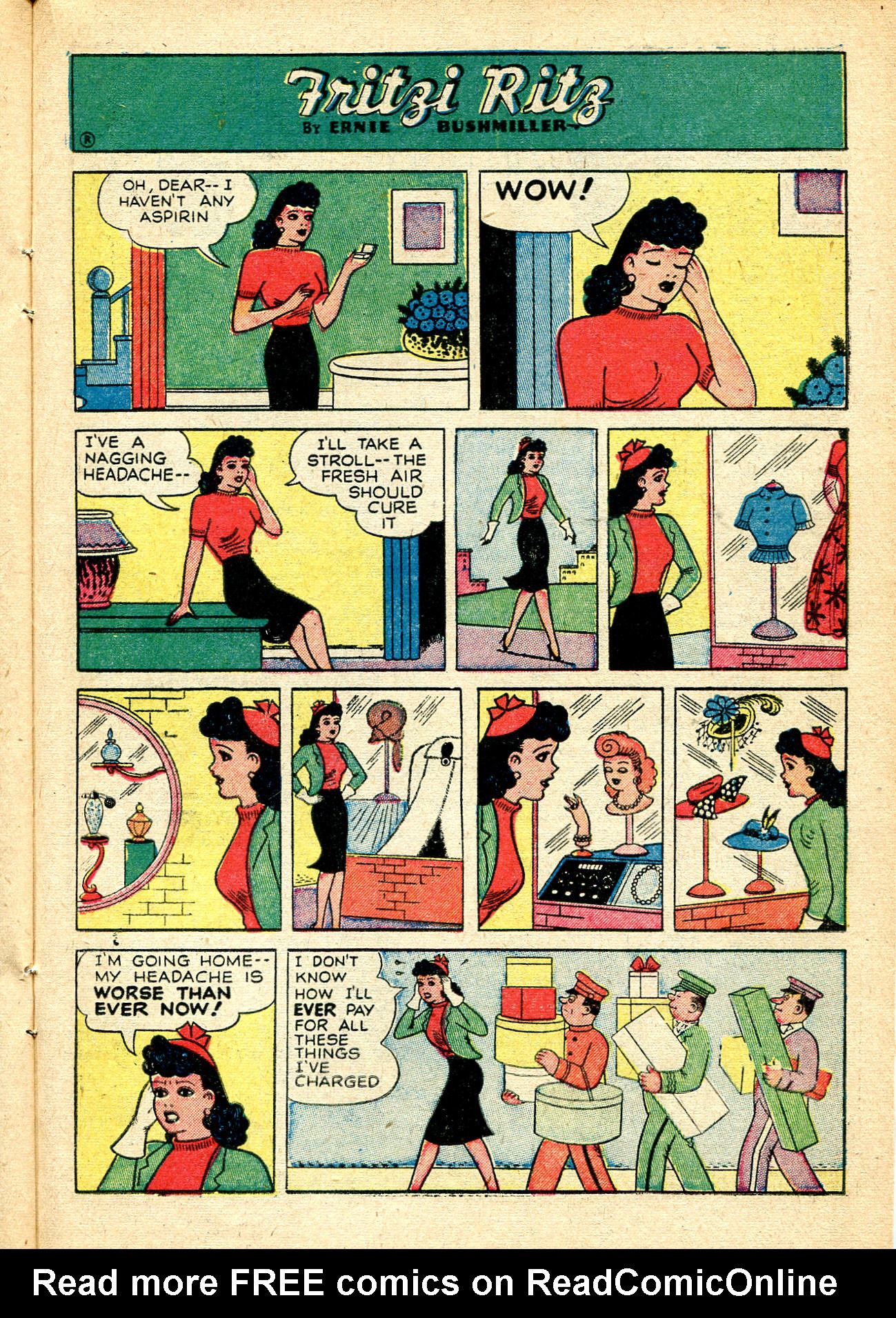 Read online Fritzi Ritz (1953) comic -  Issue #33 - 23