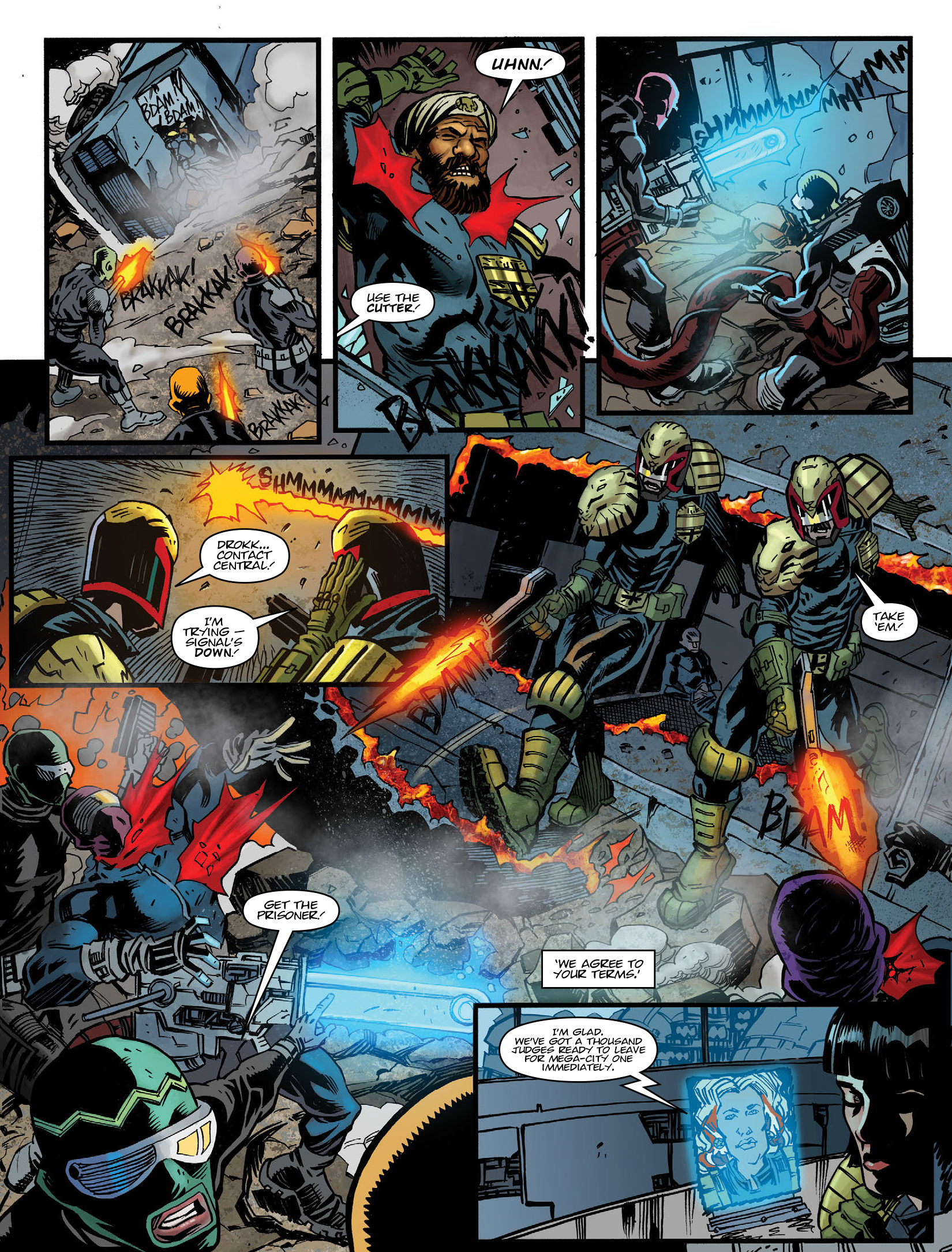 Read online 2000 AD comic -  Issue #1979 - 4