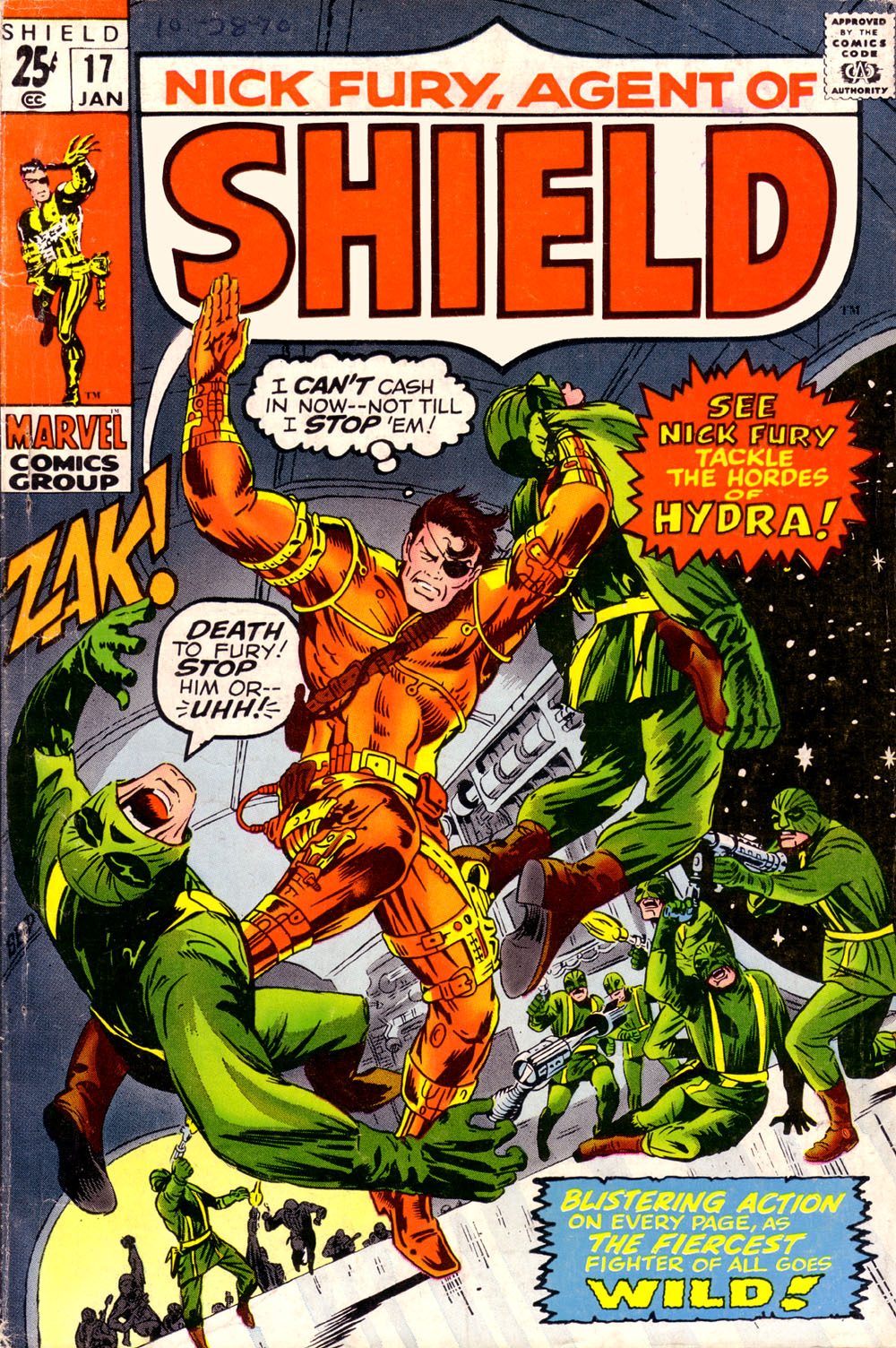 Read online Nick Fury, Agent of SHIELD comic -  Issue #17 - 1