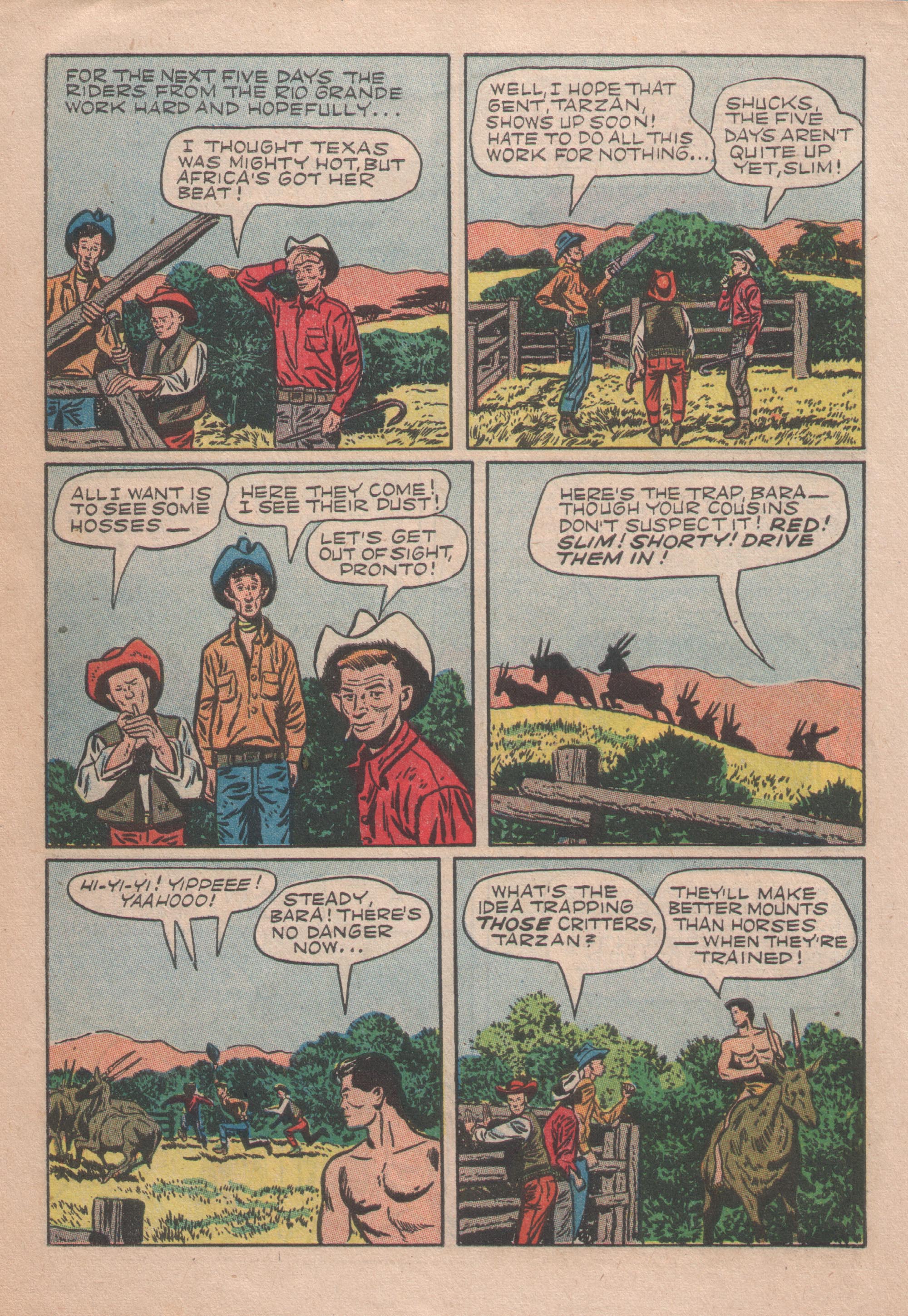 Read online Tarzan (1948) comic -  Issue #33 - 6