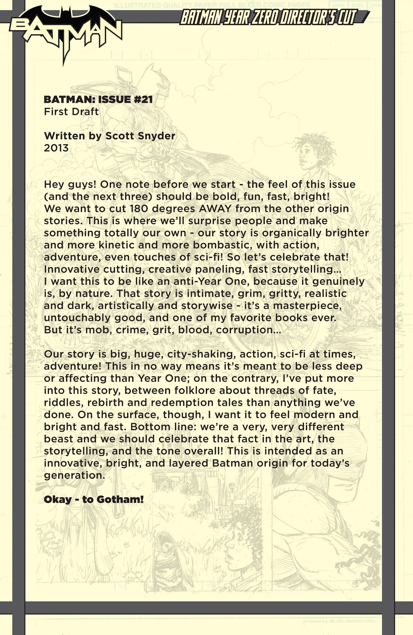 Read online Batman Zero Year Director's Cut comic -  Issue # Full - 30