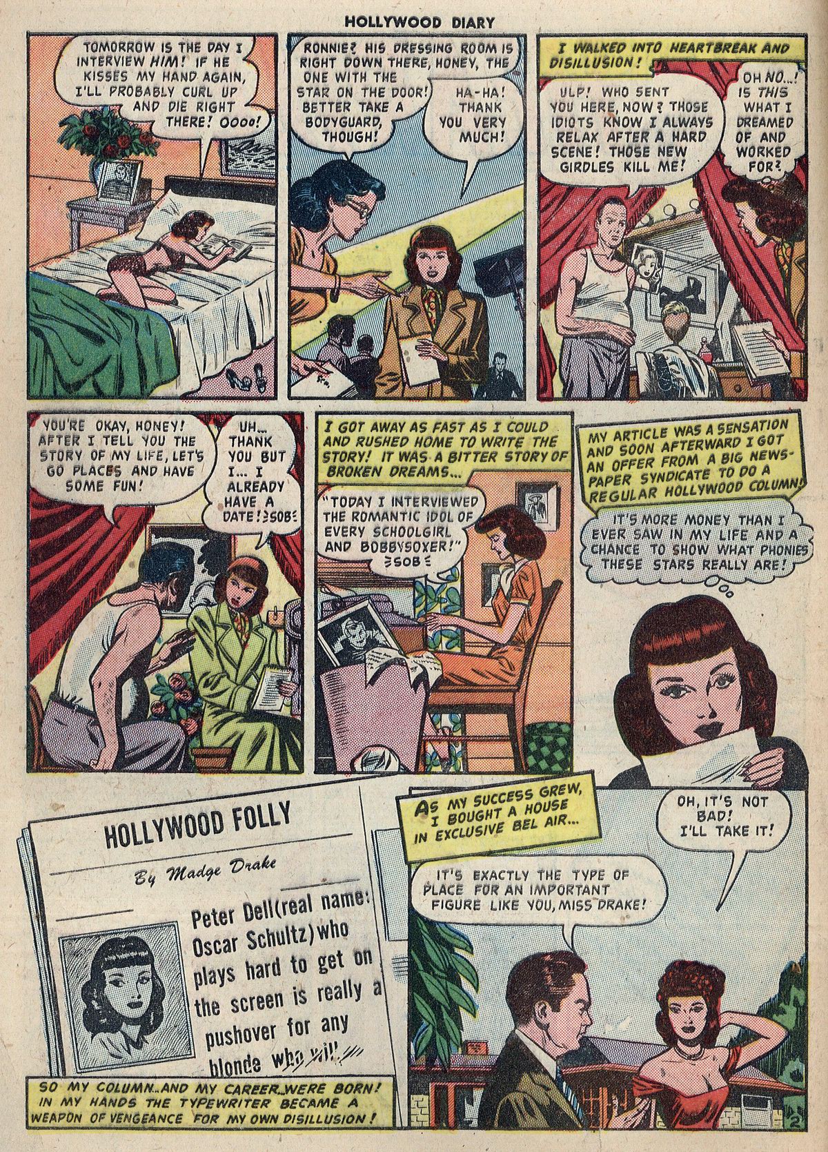 Read online Hollywood Diary comic -  Issue #1 - 4