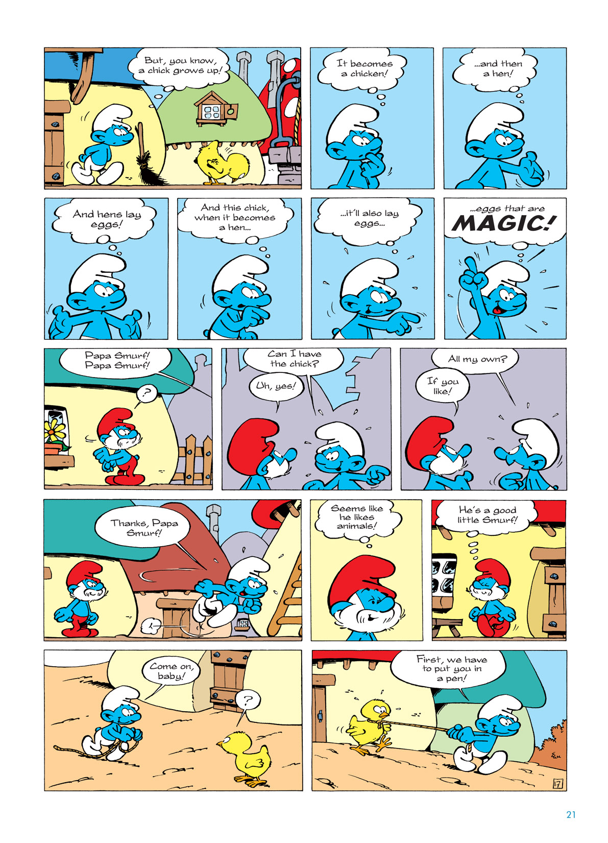 Read online The Smurfs comic -  Issue #5 - 21