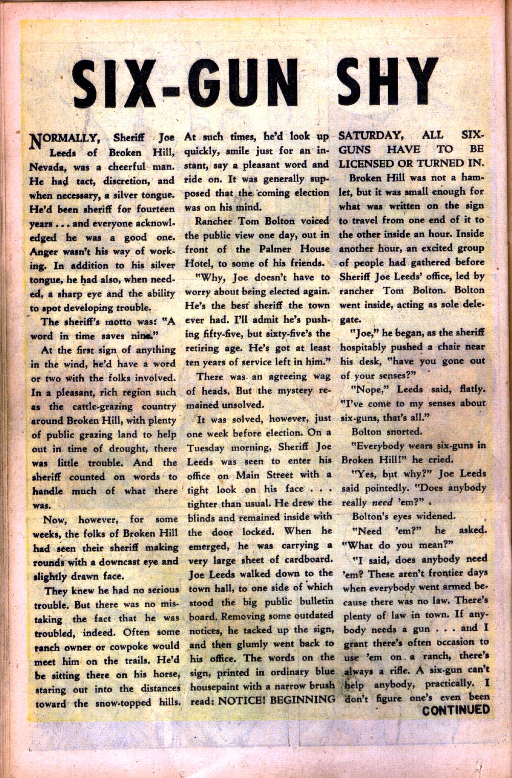 Read online Gunsmoke Western comic -  Issue #53 - 18