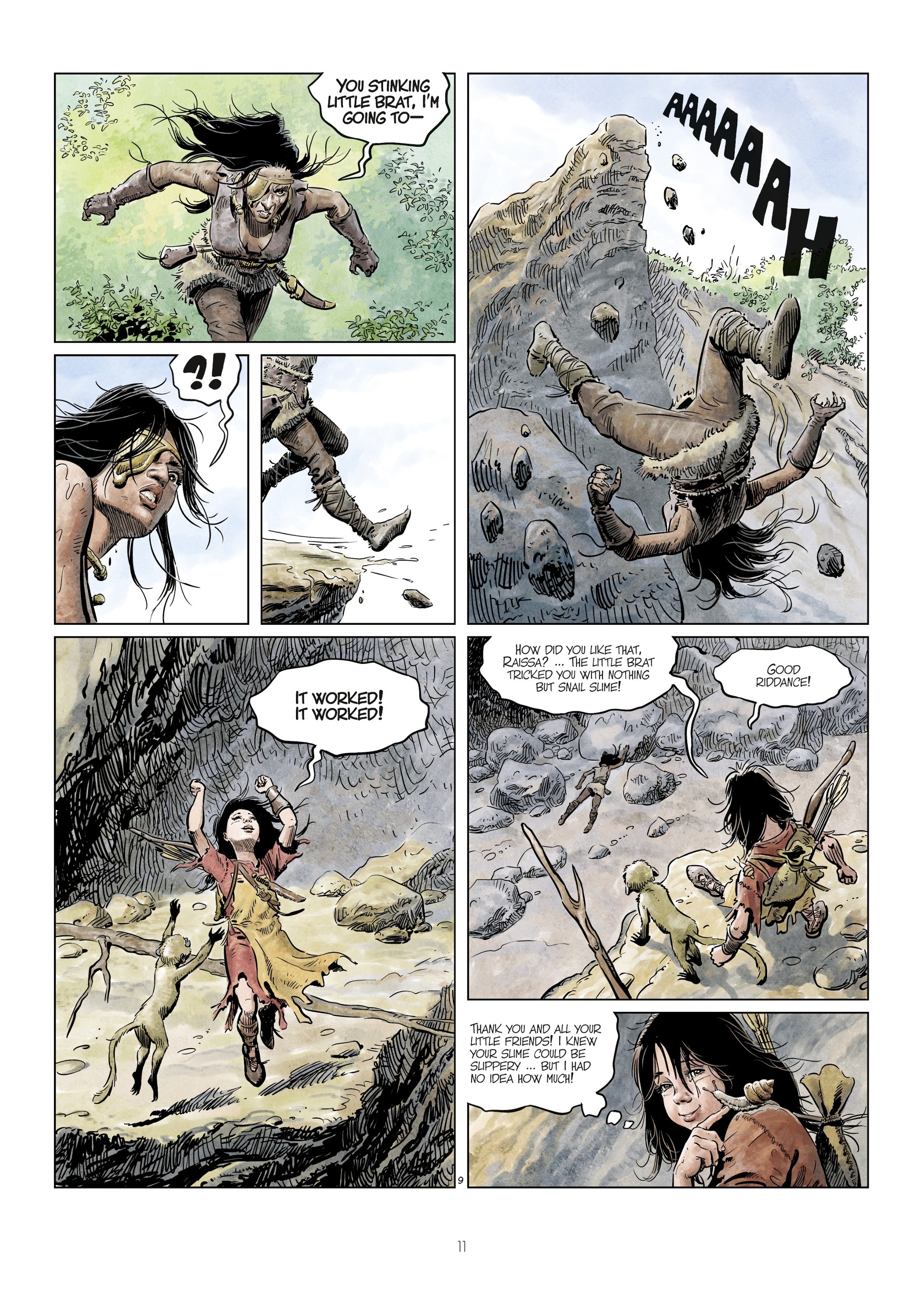 Read online The World of Thorgal: Wolfcub comic -  Issue #5 - 13