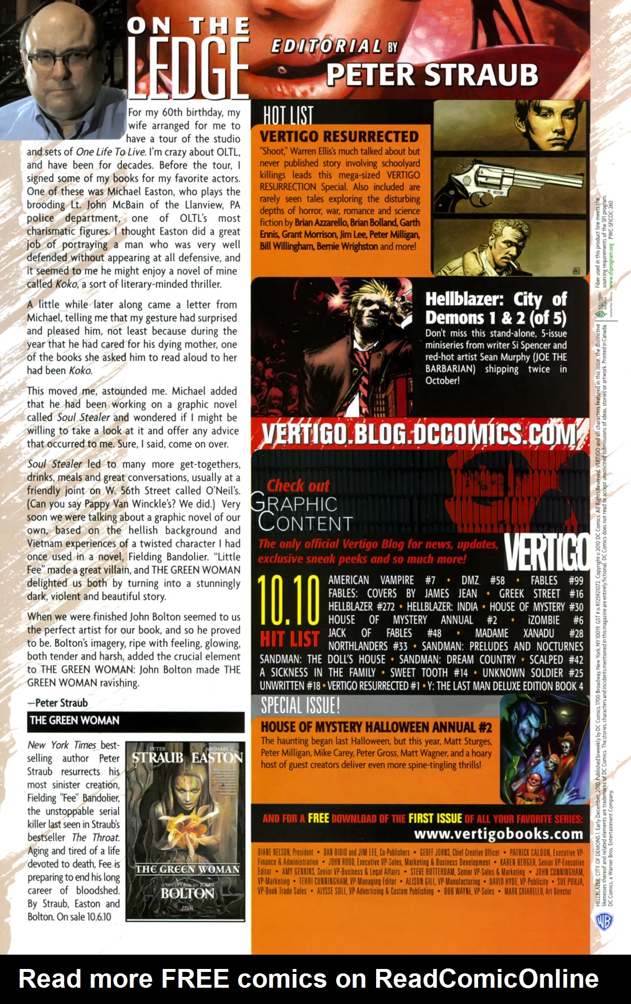 Read online Hellblazer: City of Demons comic -  Issue #1 - 22