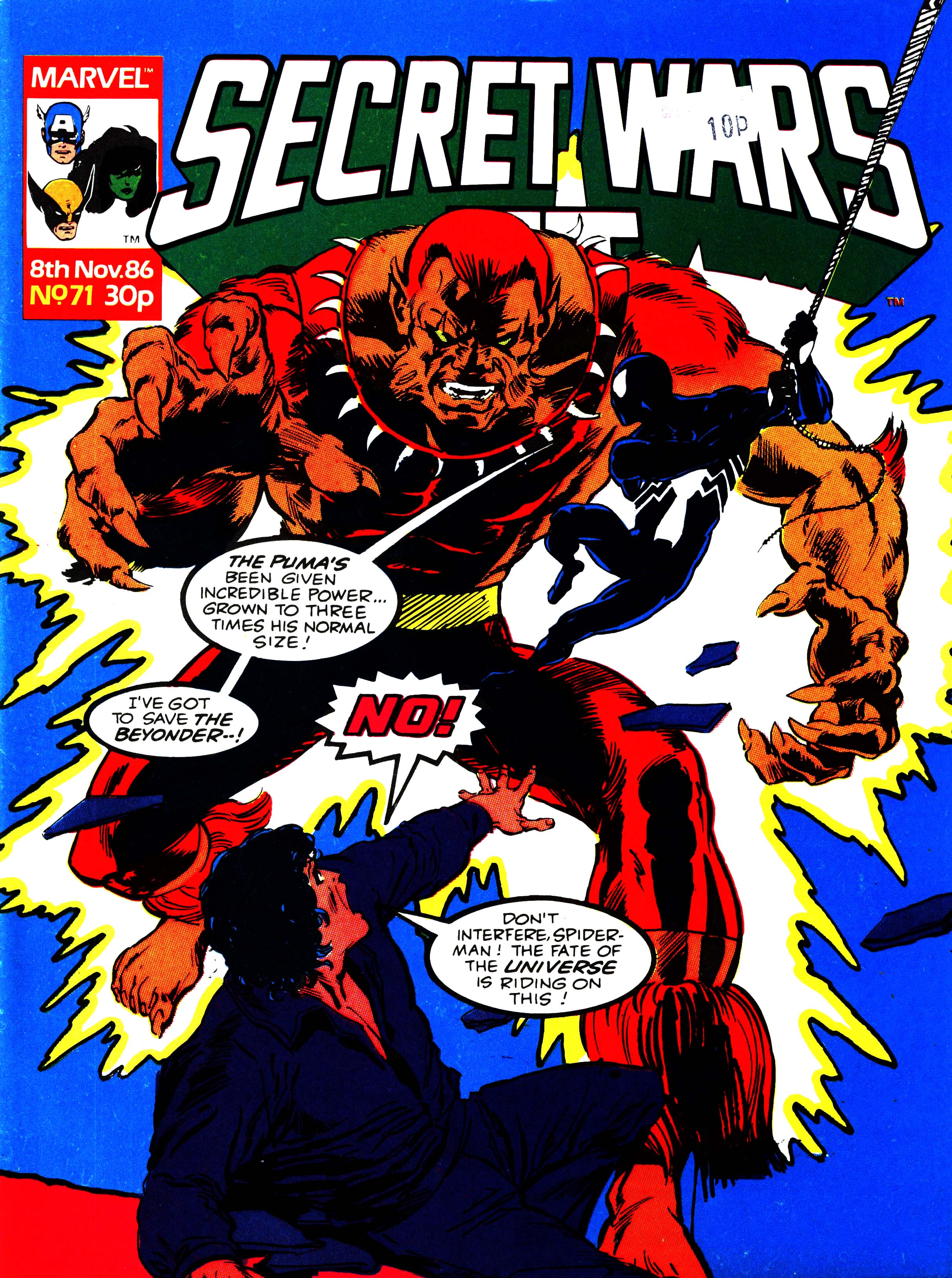 Read online Secret Wars (1985) comic -  Issue #71 - 1