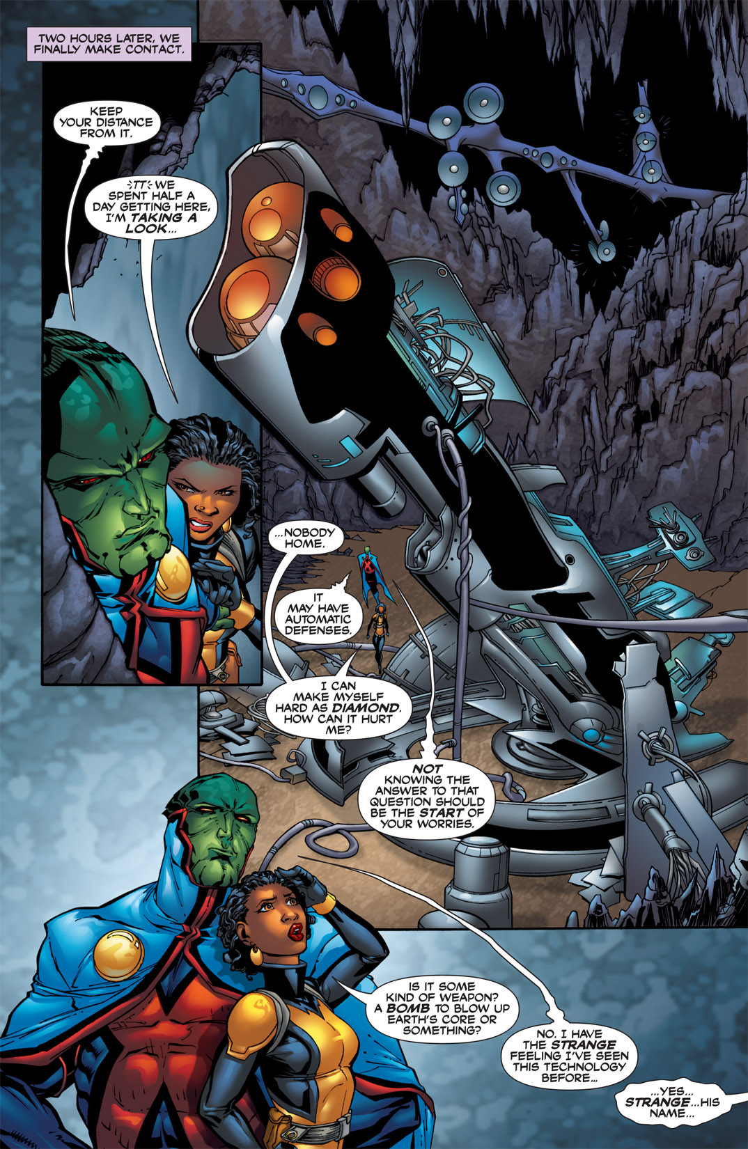 Read online Outsiders: Five of a Kind comic -  Issue # Issue Martian Manhunter-Thunder - 7
