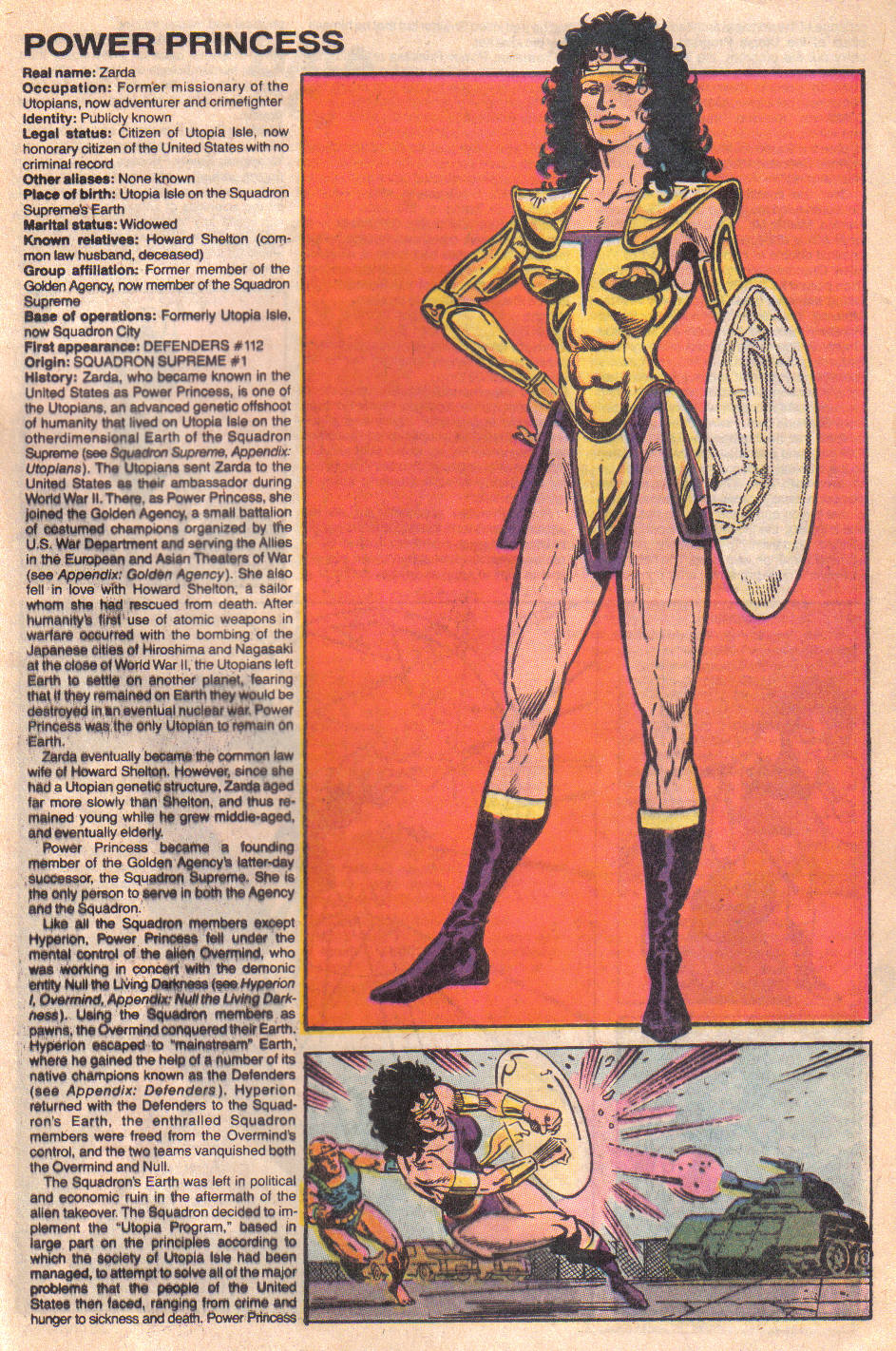 Read online The Official Handbook of the Marvel Universe: Update '89 comic -  Issue #5 - 50