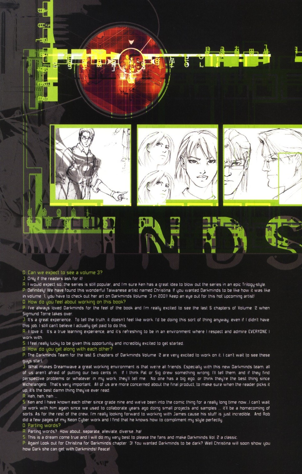 Read online Darkminds (2000) comic -  Issue #0 - 20