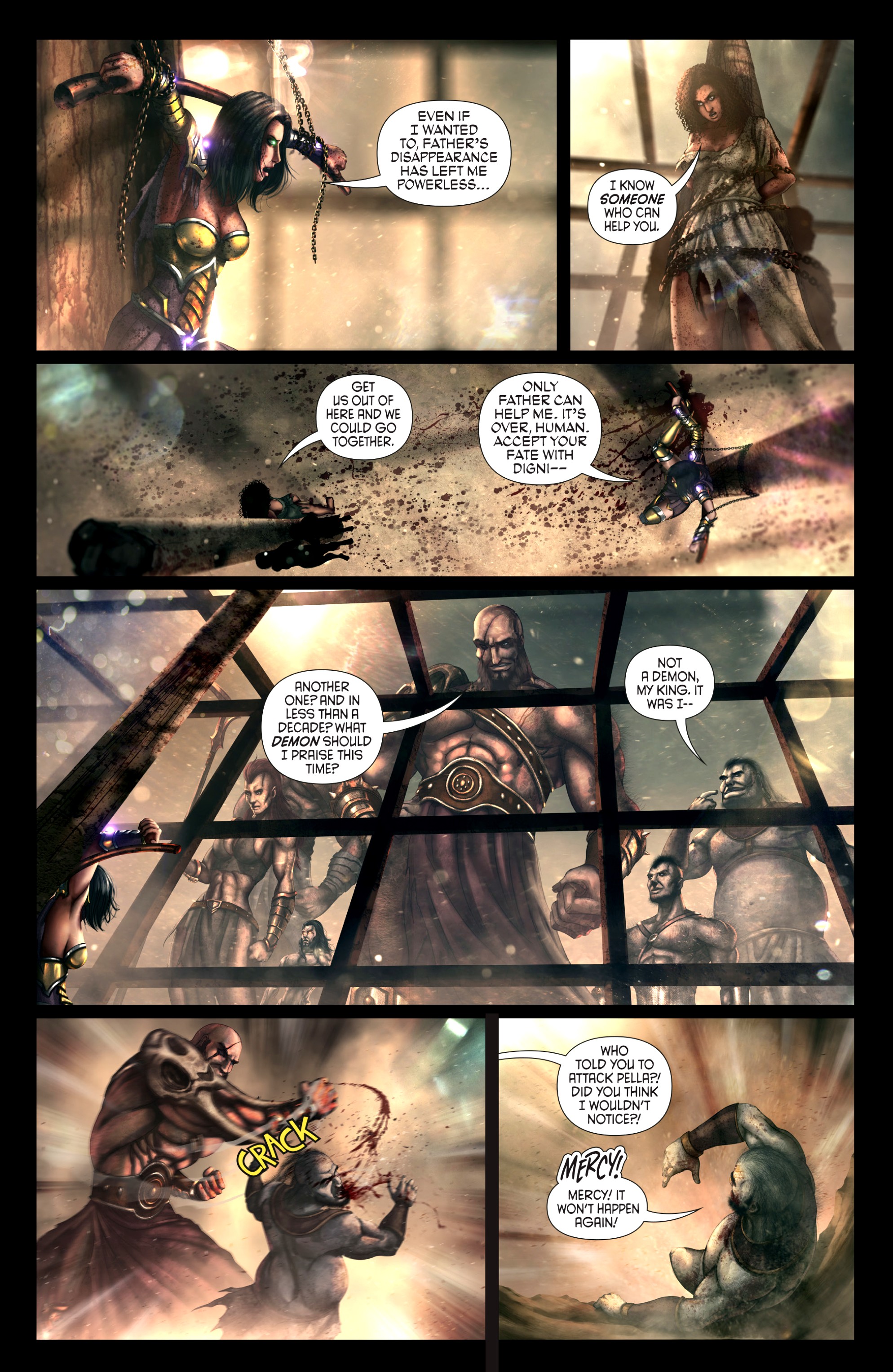 Read online Knights of the Golden Sun comic -  Issue #4 - 5