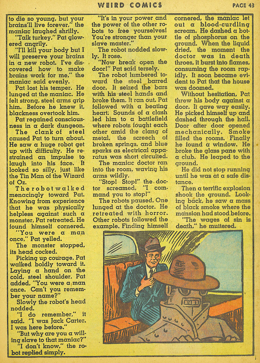 Read online Weird Comics comic -  Issue #11 - 43