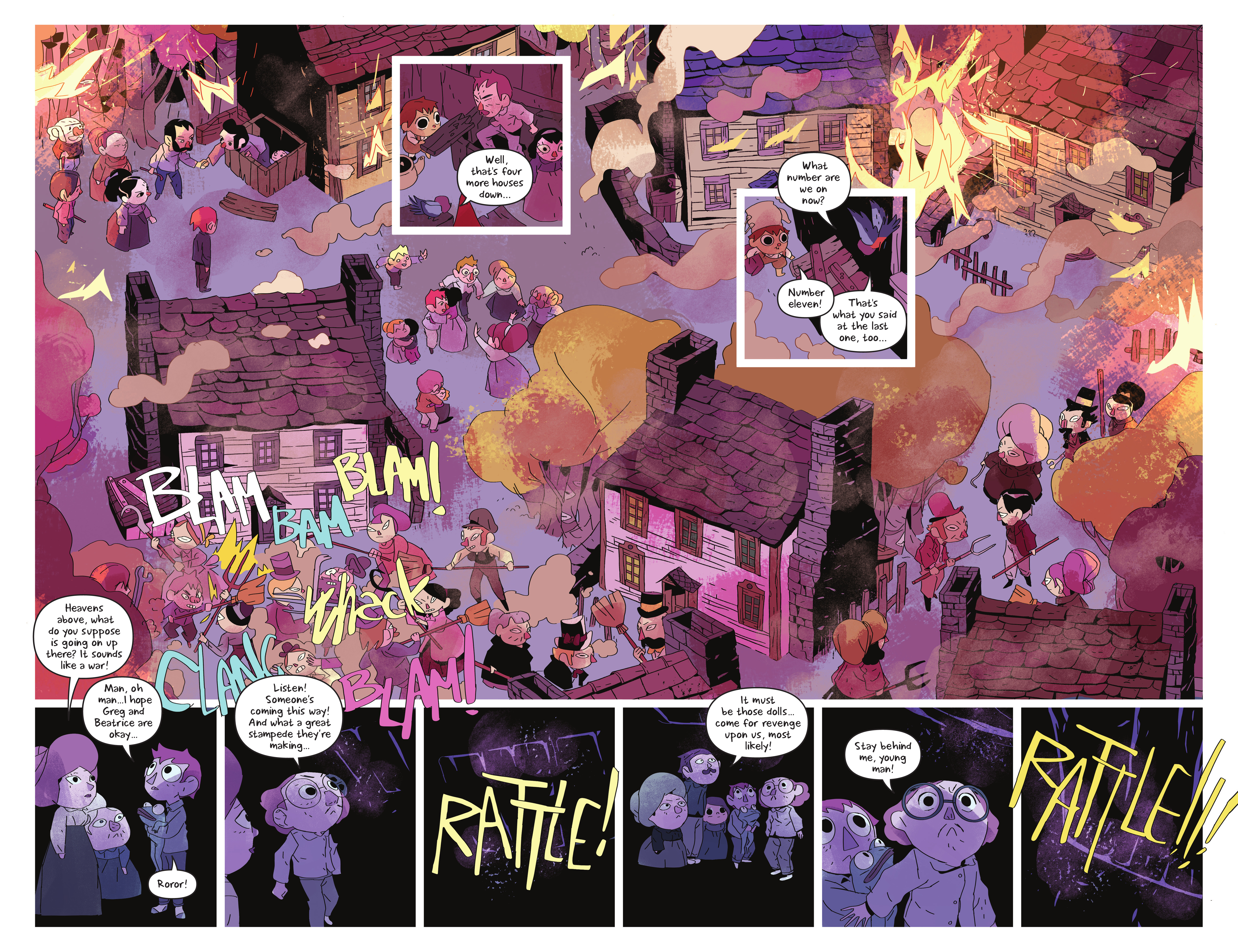 Read online Over the Garden Wall: Hollow Town comic -  Issue # TPB - 105