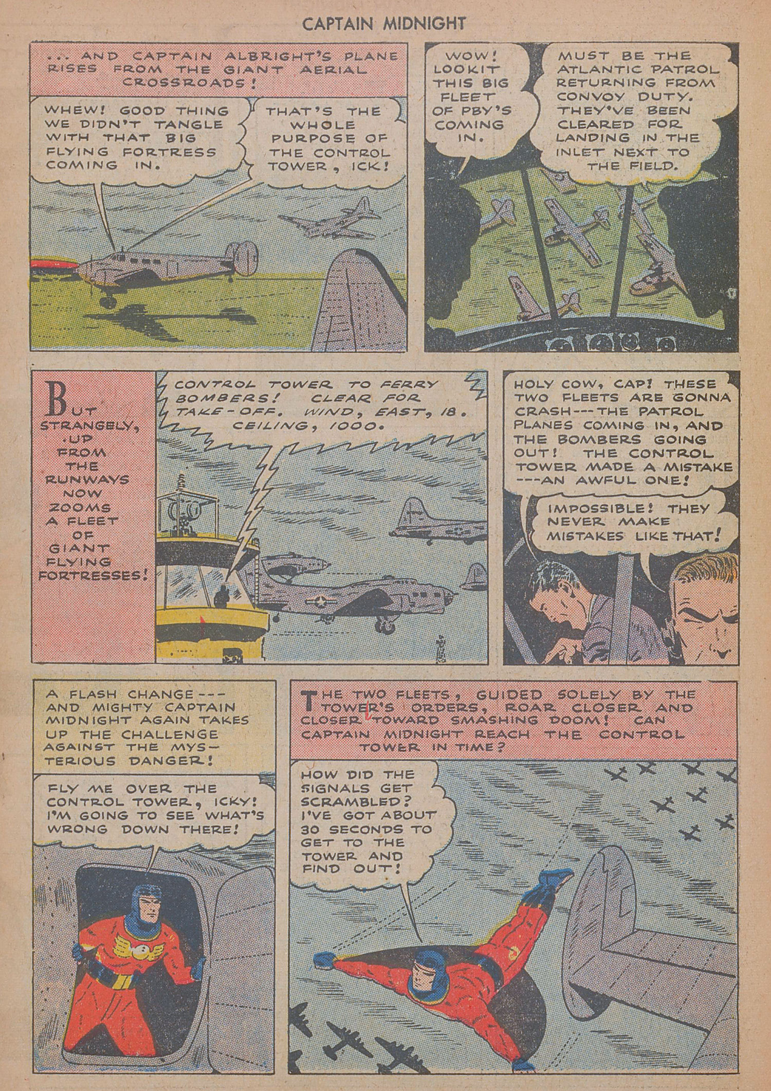Read online Captain Midnight (1942) comic -  Issue #24 - 30