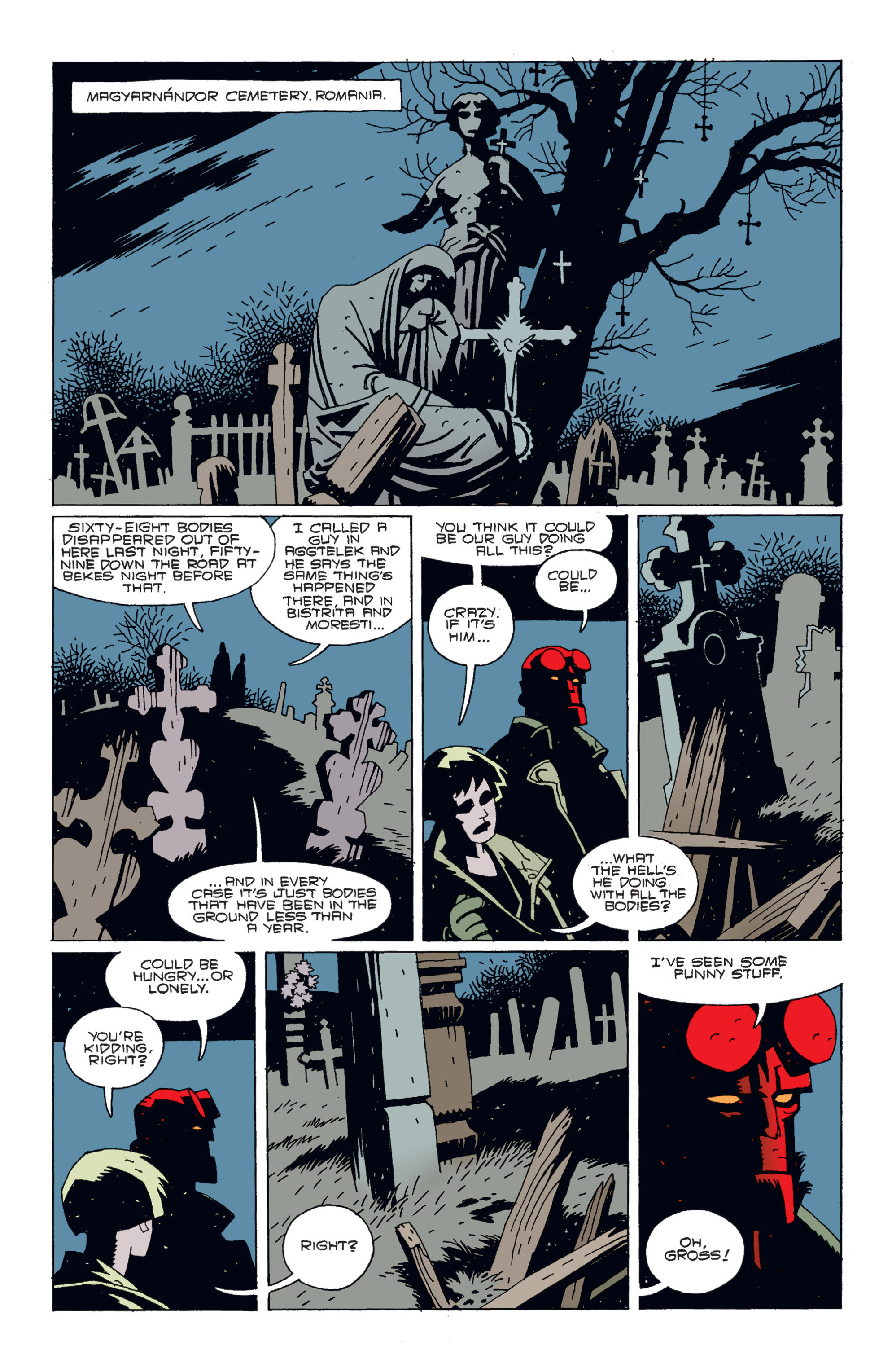 Read online Hellboy comic -  Issue #3 - 129