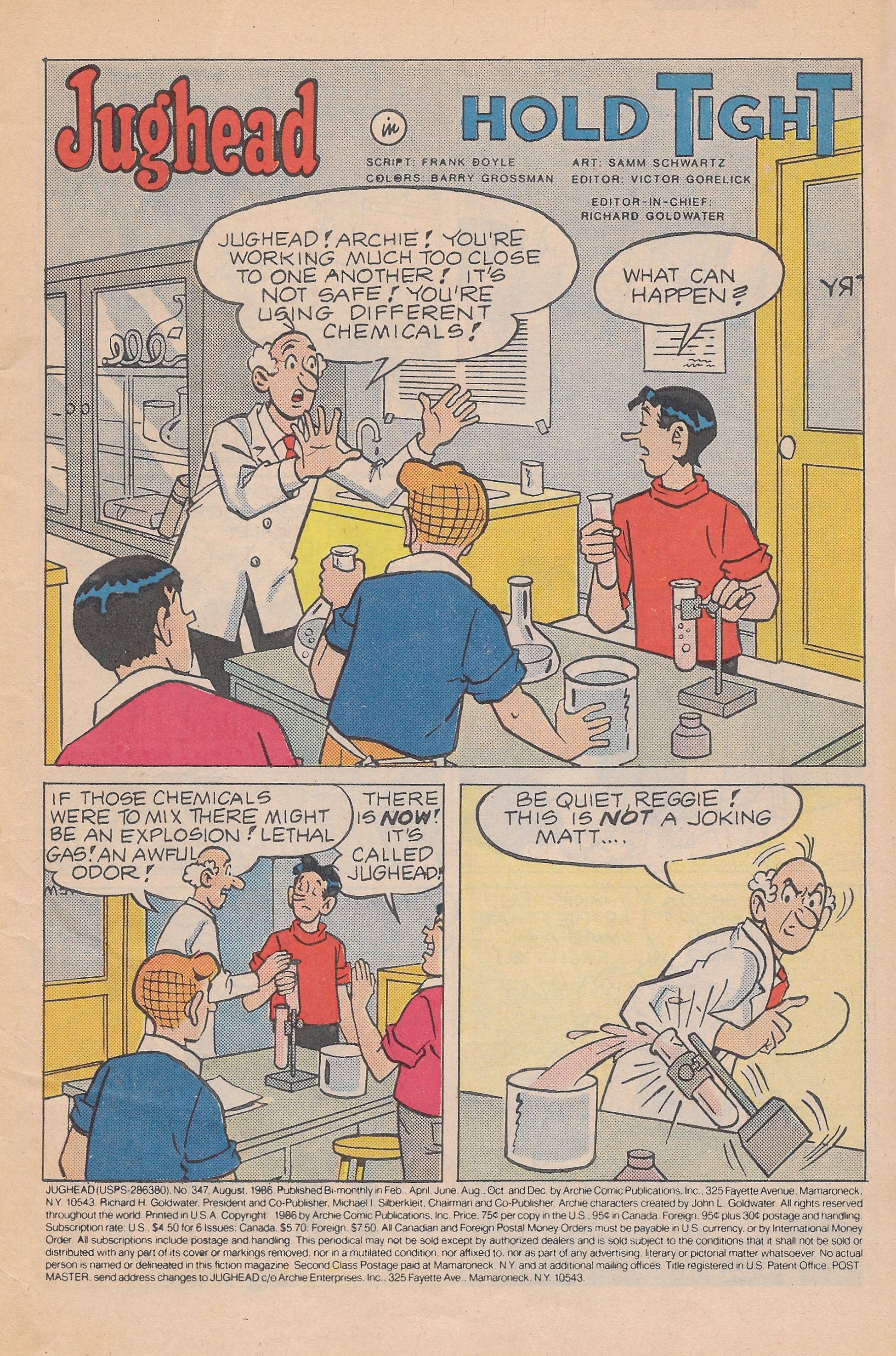 Read online Jughead (1965) comic -  Issue #347 - 3