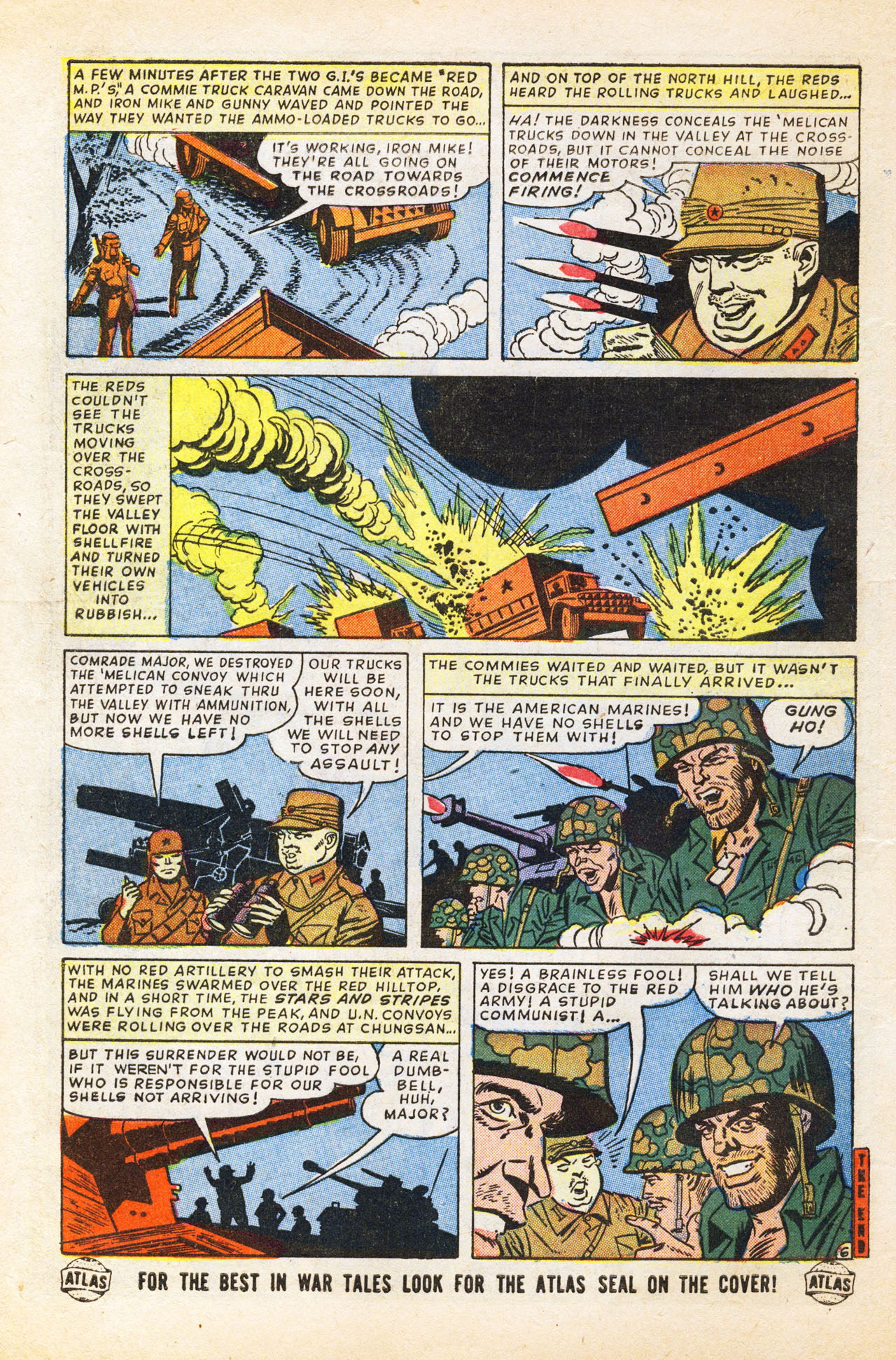 Read online Marines in Battle comic -  Issue #8 - 8