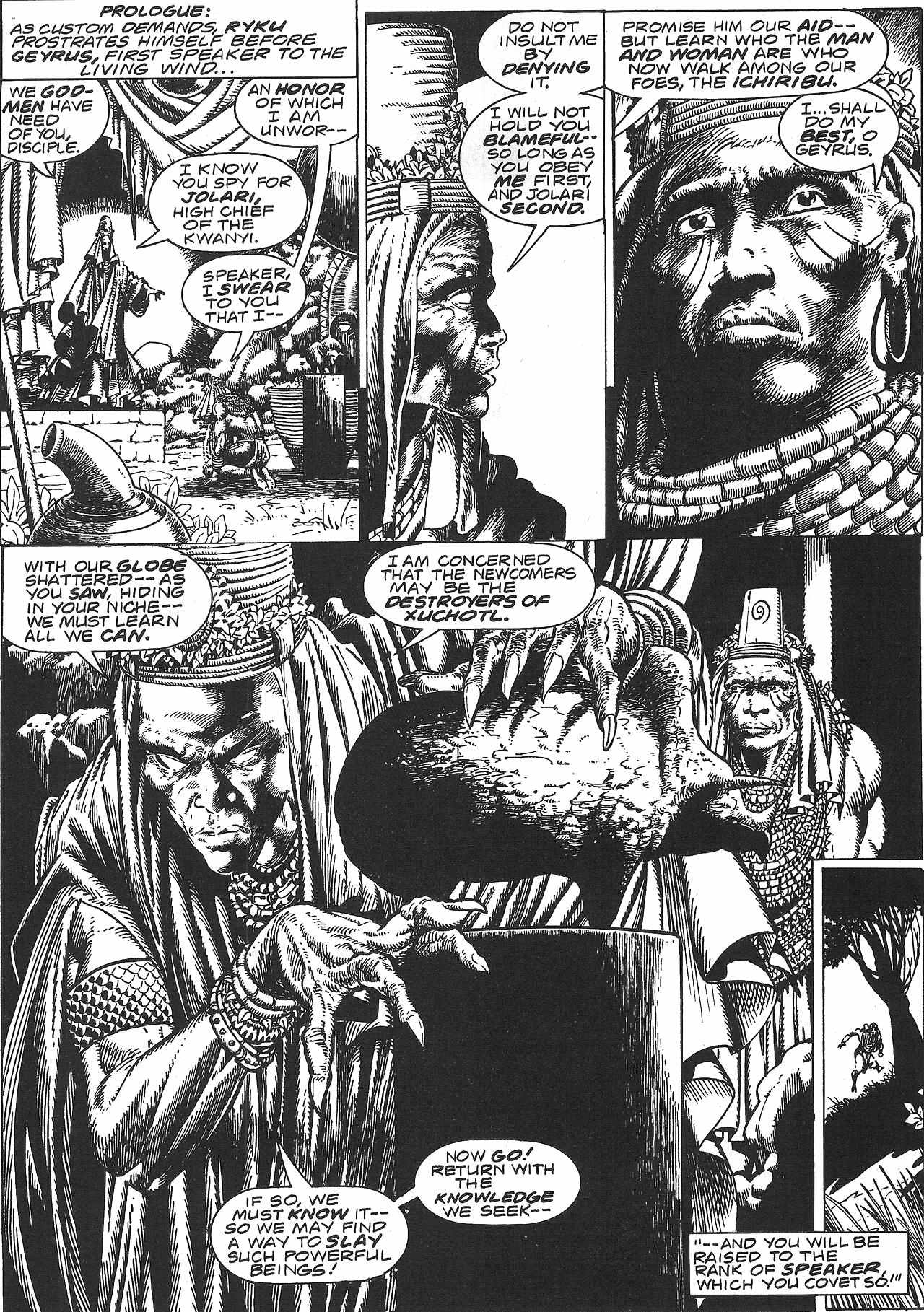 Read online The Savage Sword Of Conan comic -  Issue #213 - 3