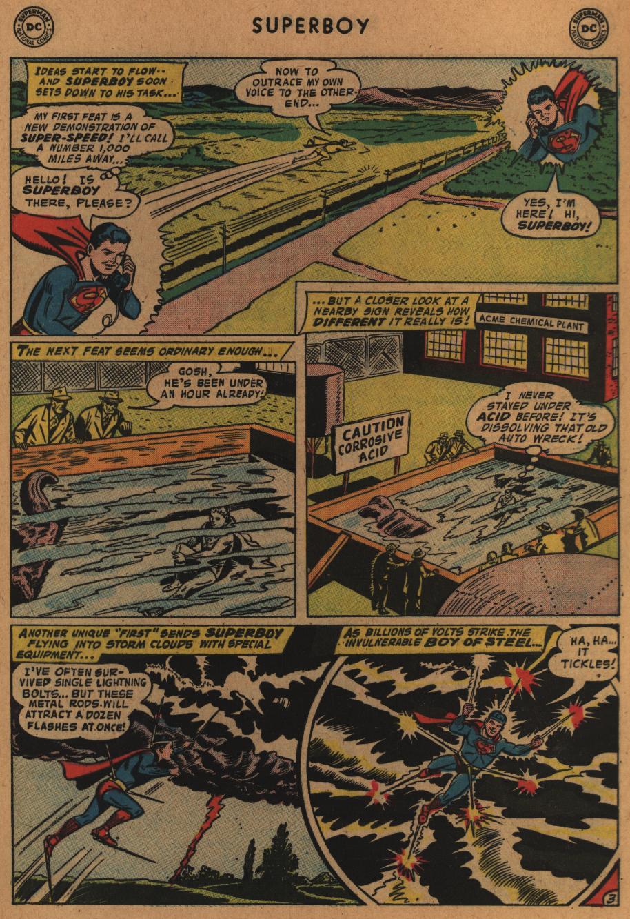 Read online Superboy (1949) comic -  Issue #58 - 4