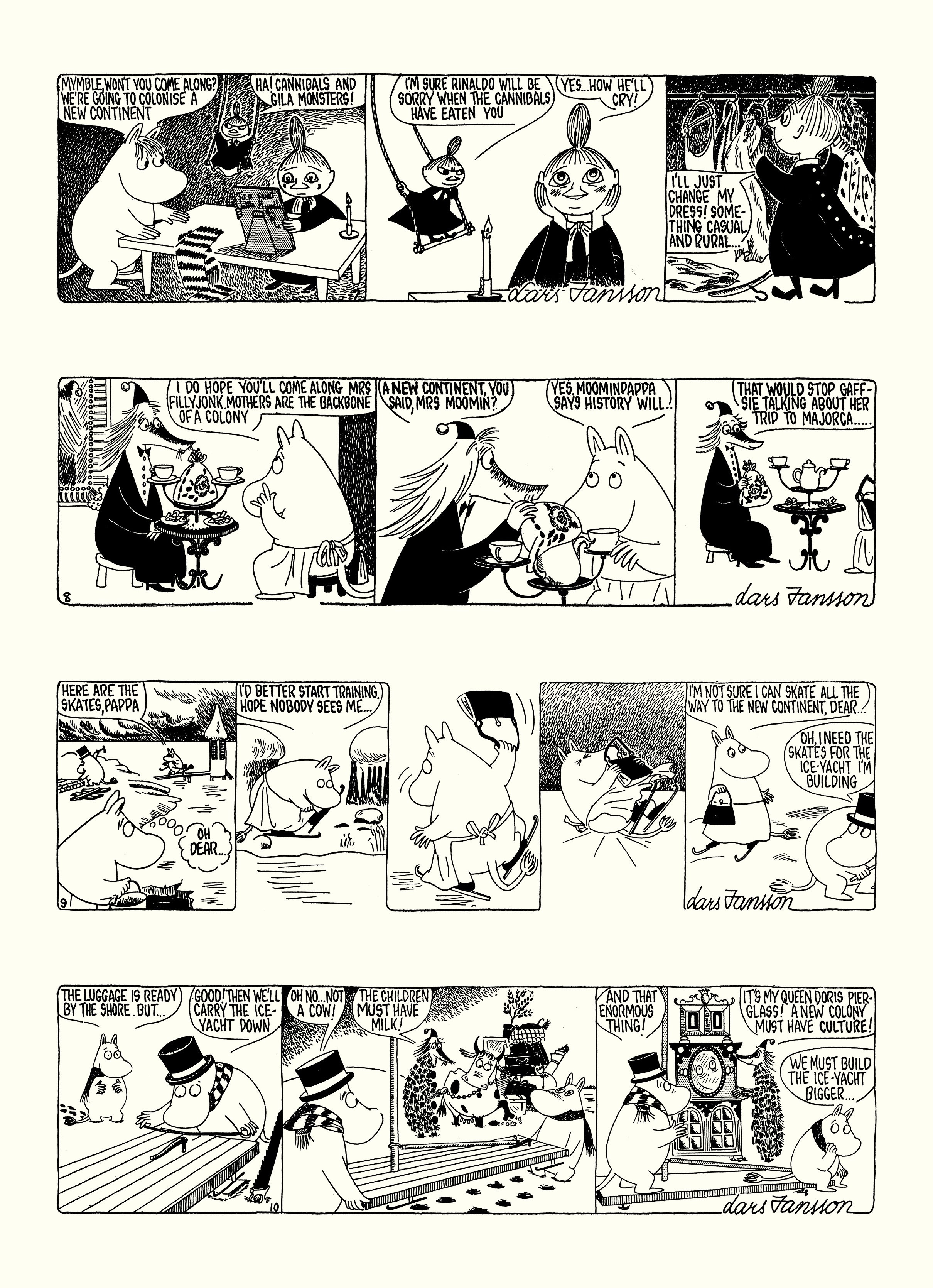 Read online Moomin: The Complete Lars Jansson Comic Strip comic -  Issue # TPB 7 - 8
